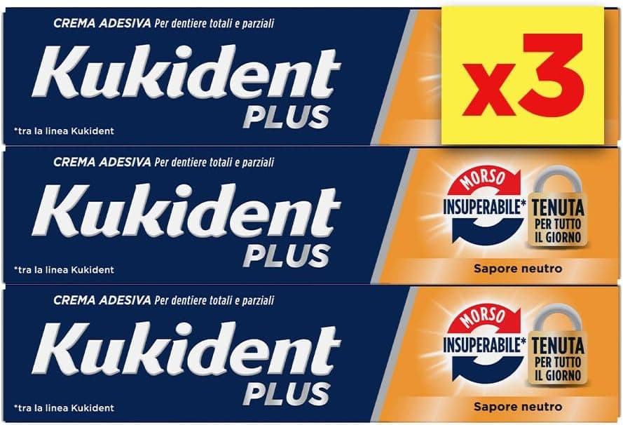 Offerta -20%: Kukident Plus Morso Insuperabile a 19,99€!