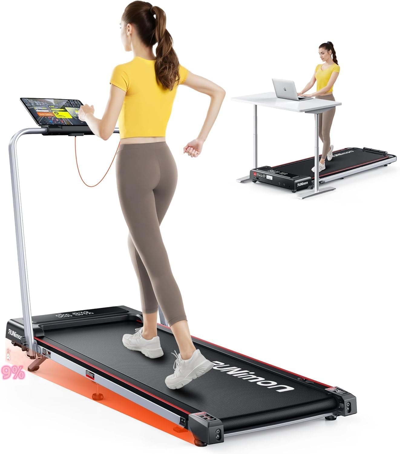 Offerta -37%: Tapis Roulant Elettrico Piehevole a 189,99€!