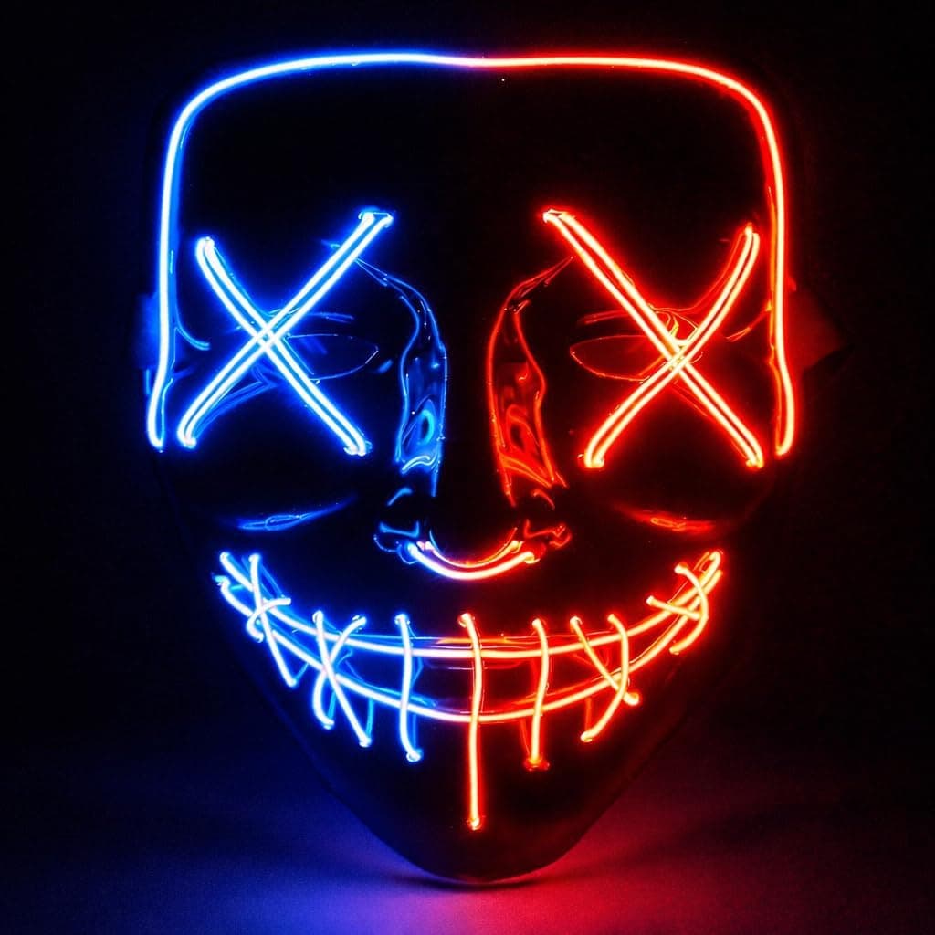 Offerta -23%: Maschera horror a LED per Halloween a 10,82€!