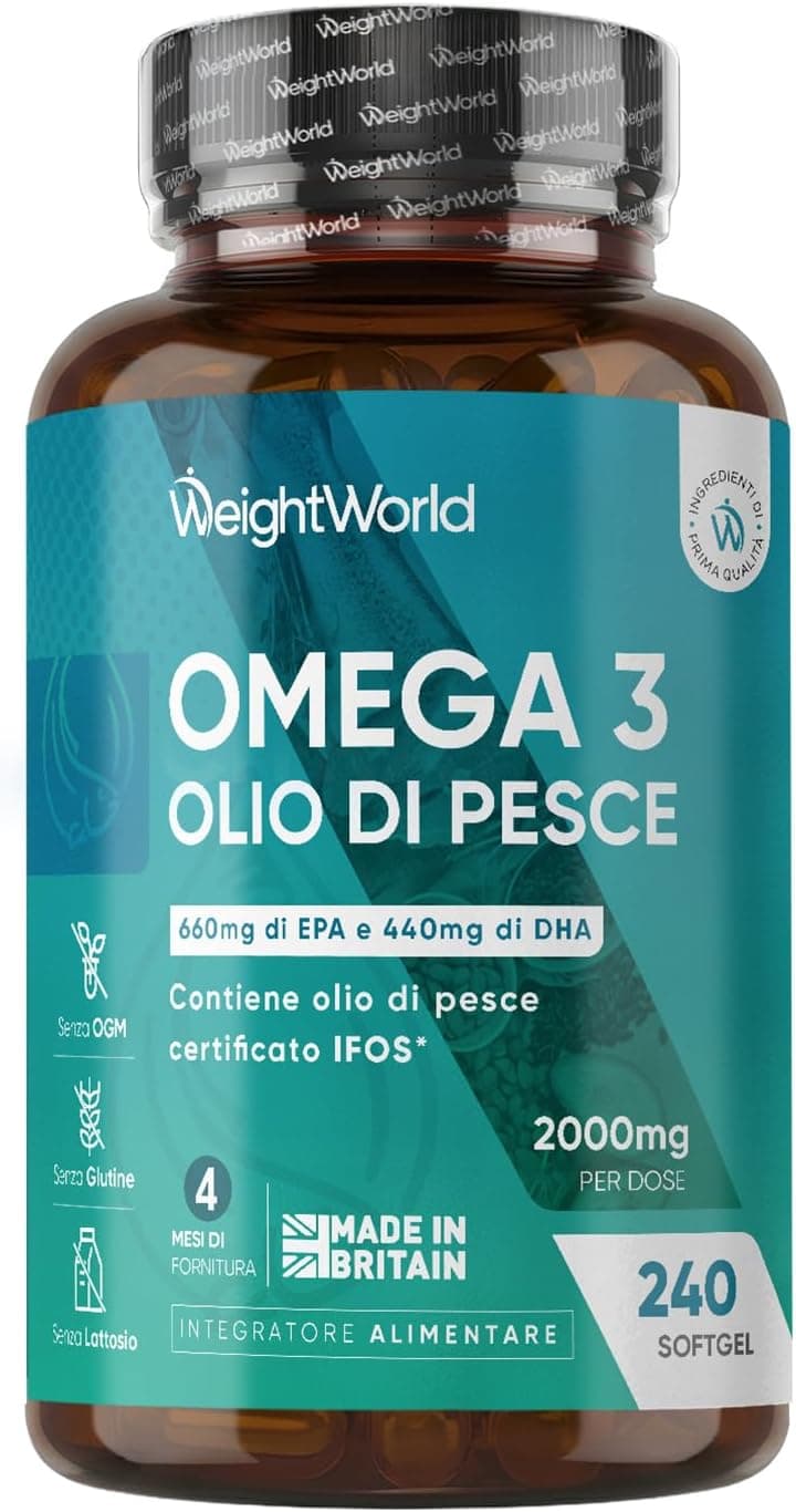 Offerta -21%: Omega 3 Olio di Pesce Certificato a soli 18,99€!