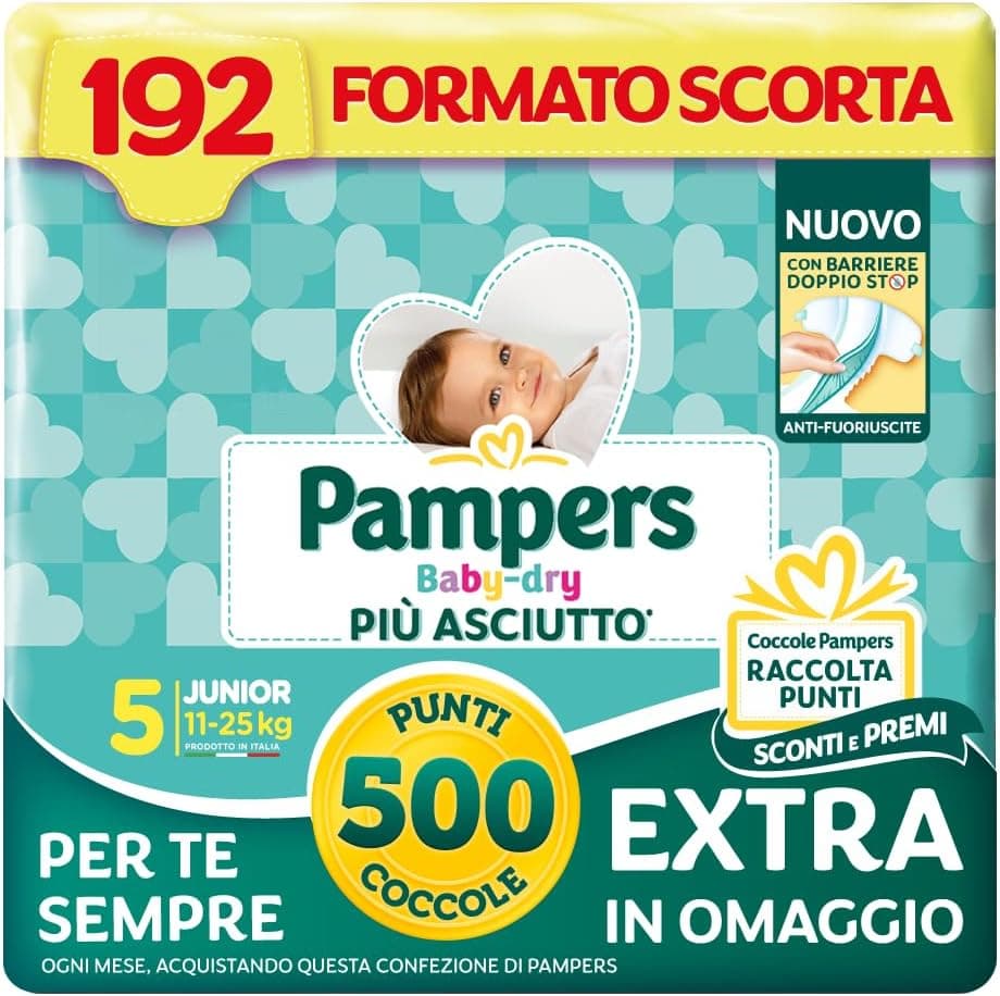 Risparmia il 35%! Pampers Baby Dry Junior in offerta