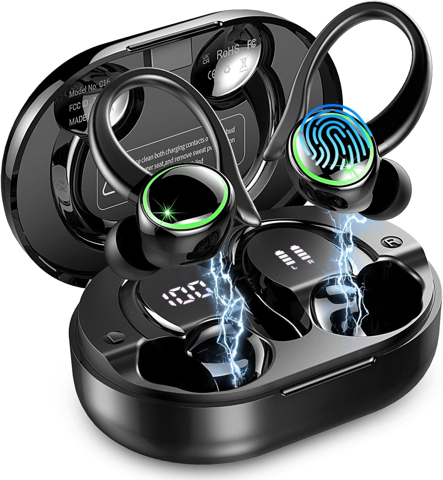 Offerta -70%: Cuffie Bluetooth 5.4 Sport a soli 26,99€!