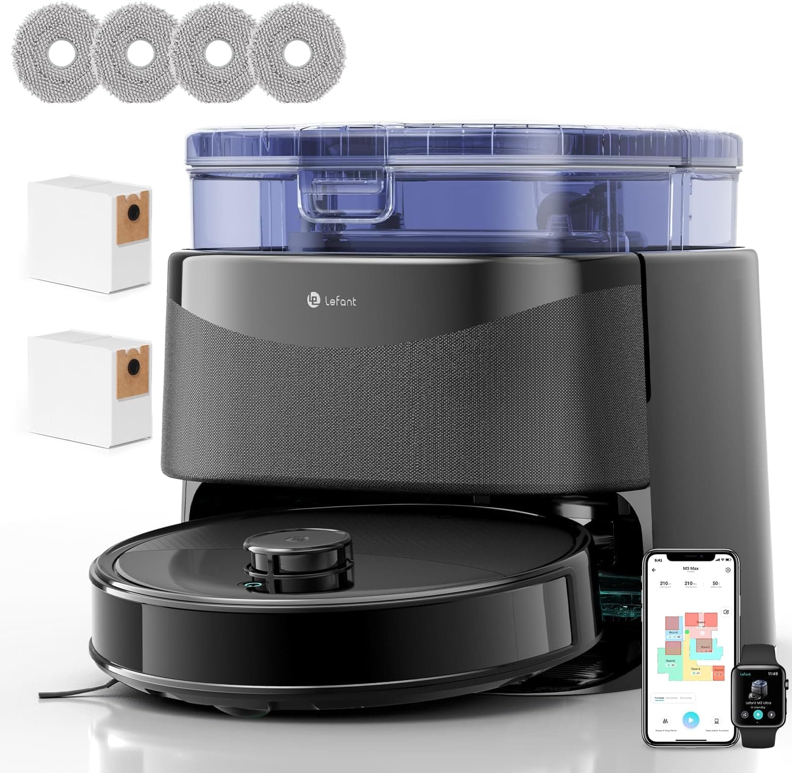 Offerta -58%: Lefant M3 Ultra Robot Aspirapolvere a soli 379,98€
