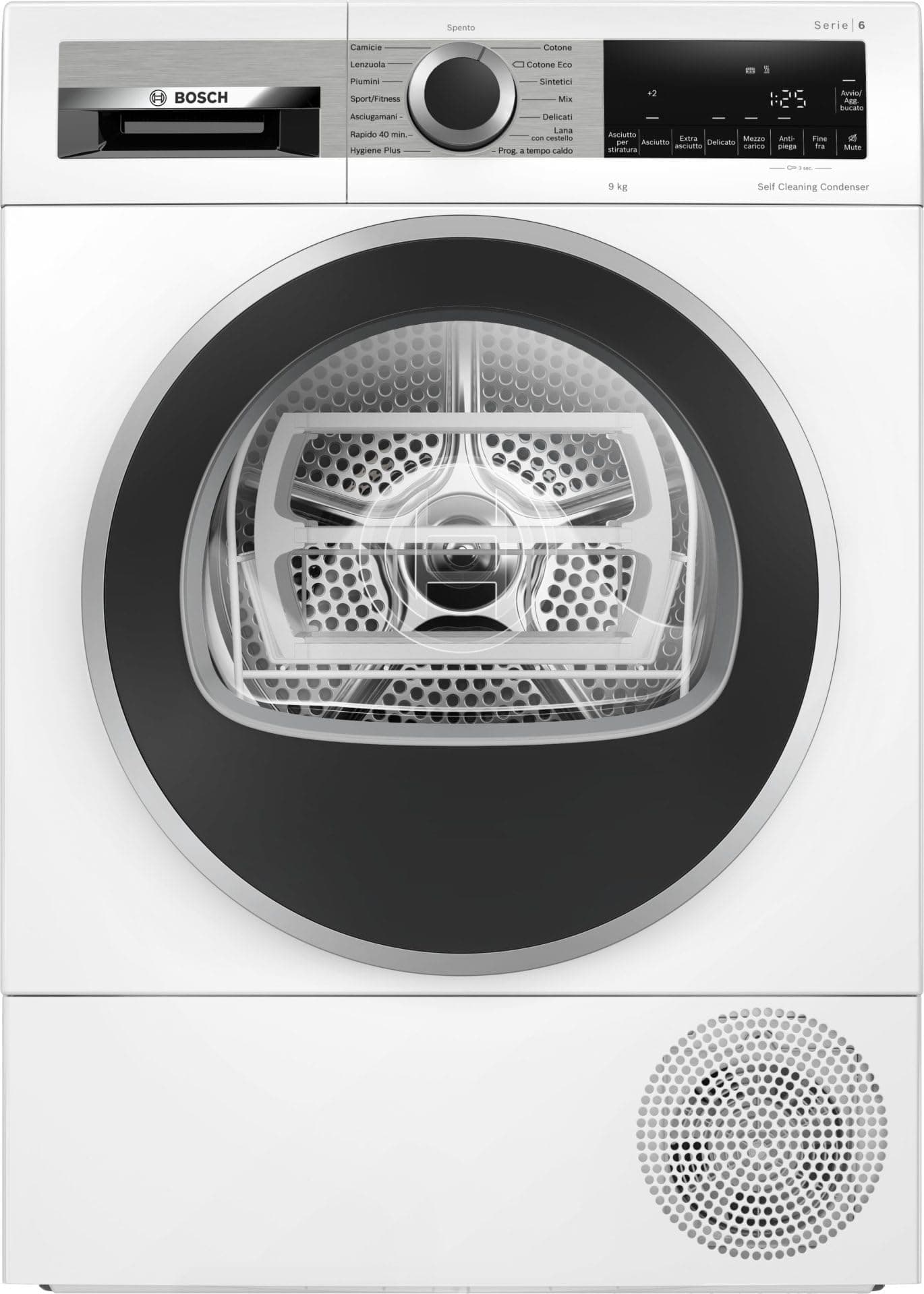 Offerta -26%: Bosch WQG245D0IT, asciugatrice top a 649€!