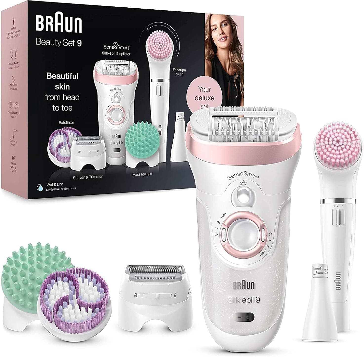 Offerta -43%: Braun Silk-épil 9 Beauty Set Deluxe a 139,99 €