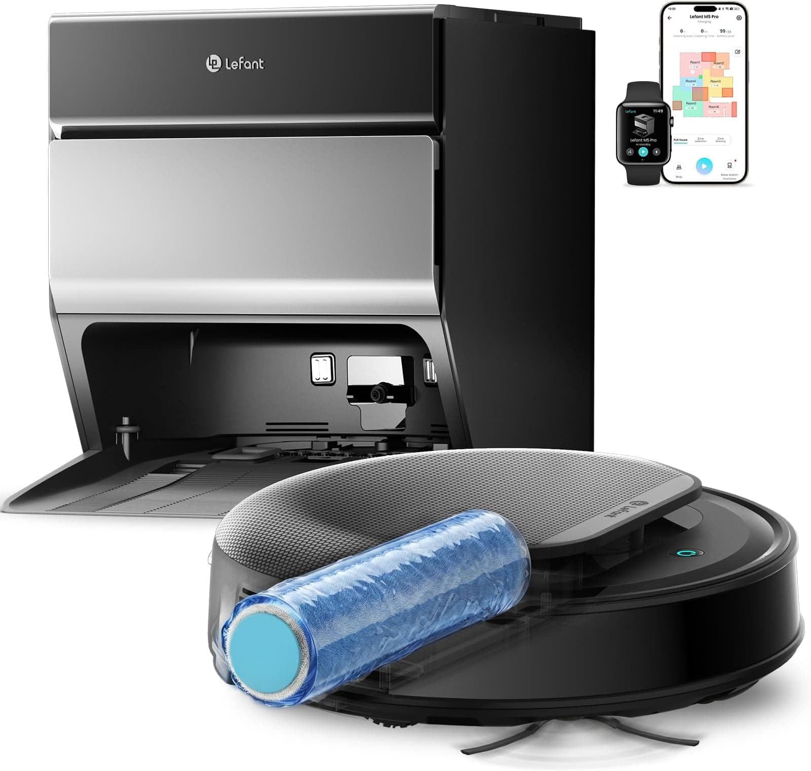 Offerta -69%: Lefant M5 Pro Robot Aspirapolvere a 399,98€!