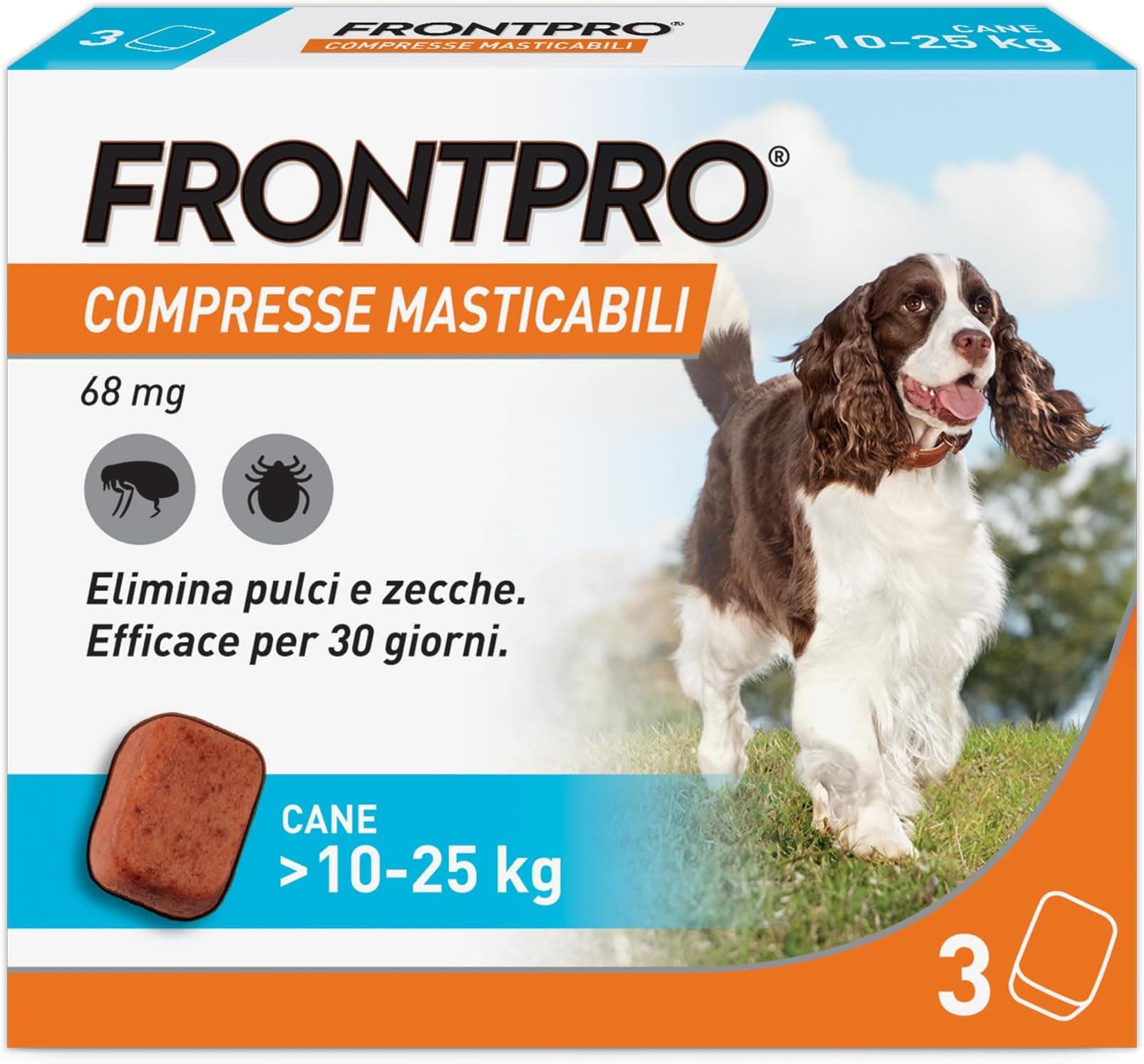 Offerta -42%: FRONTPRO Compresse Antiparassitario per Cani