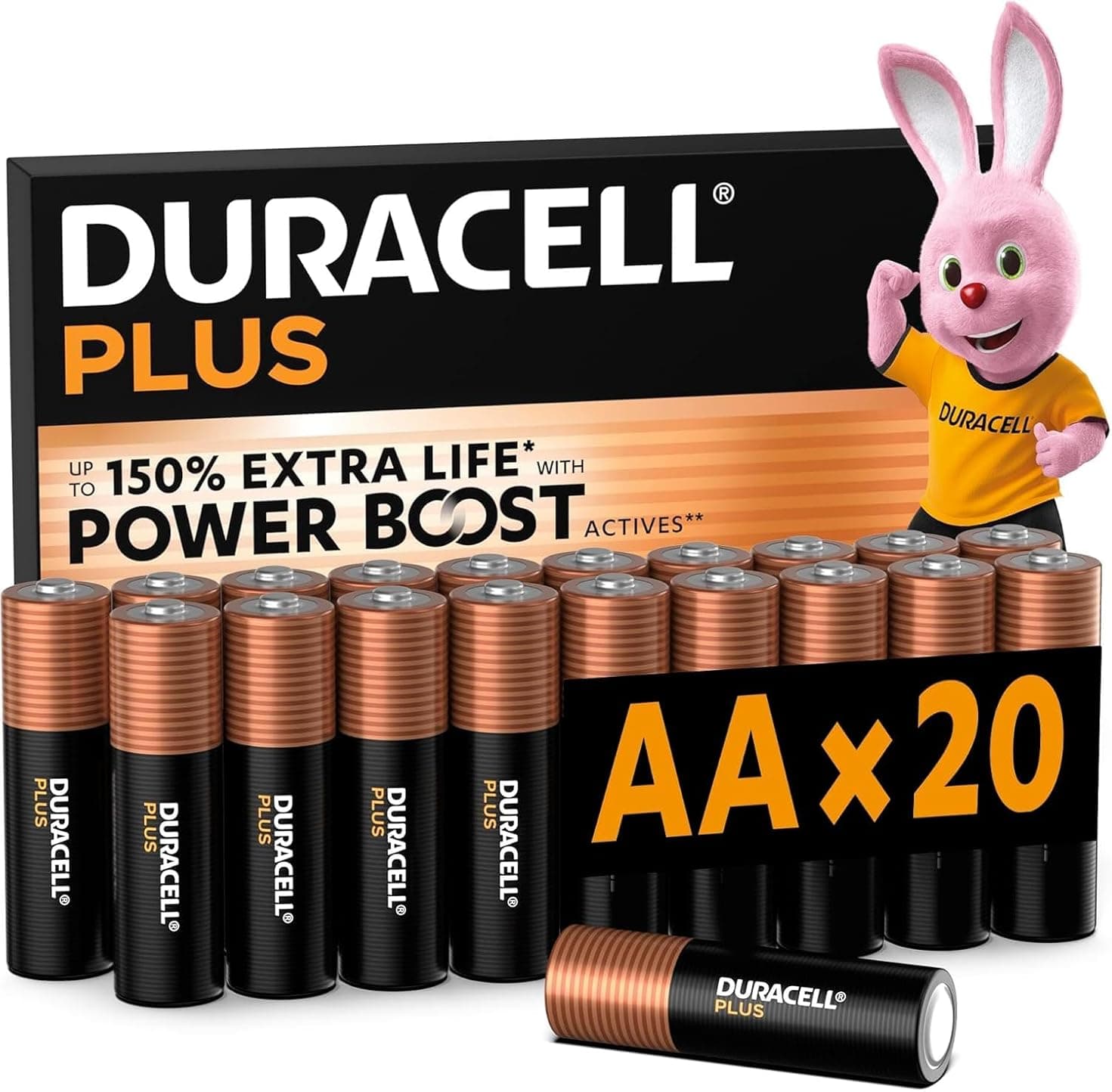 Offerta -30%: Duracell AA Batterie Alcaline Plus a 14,99€