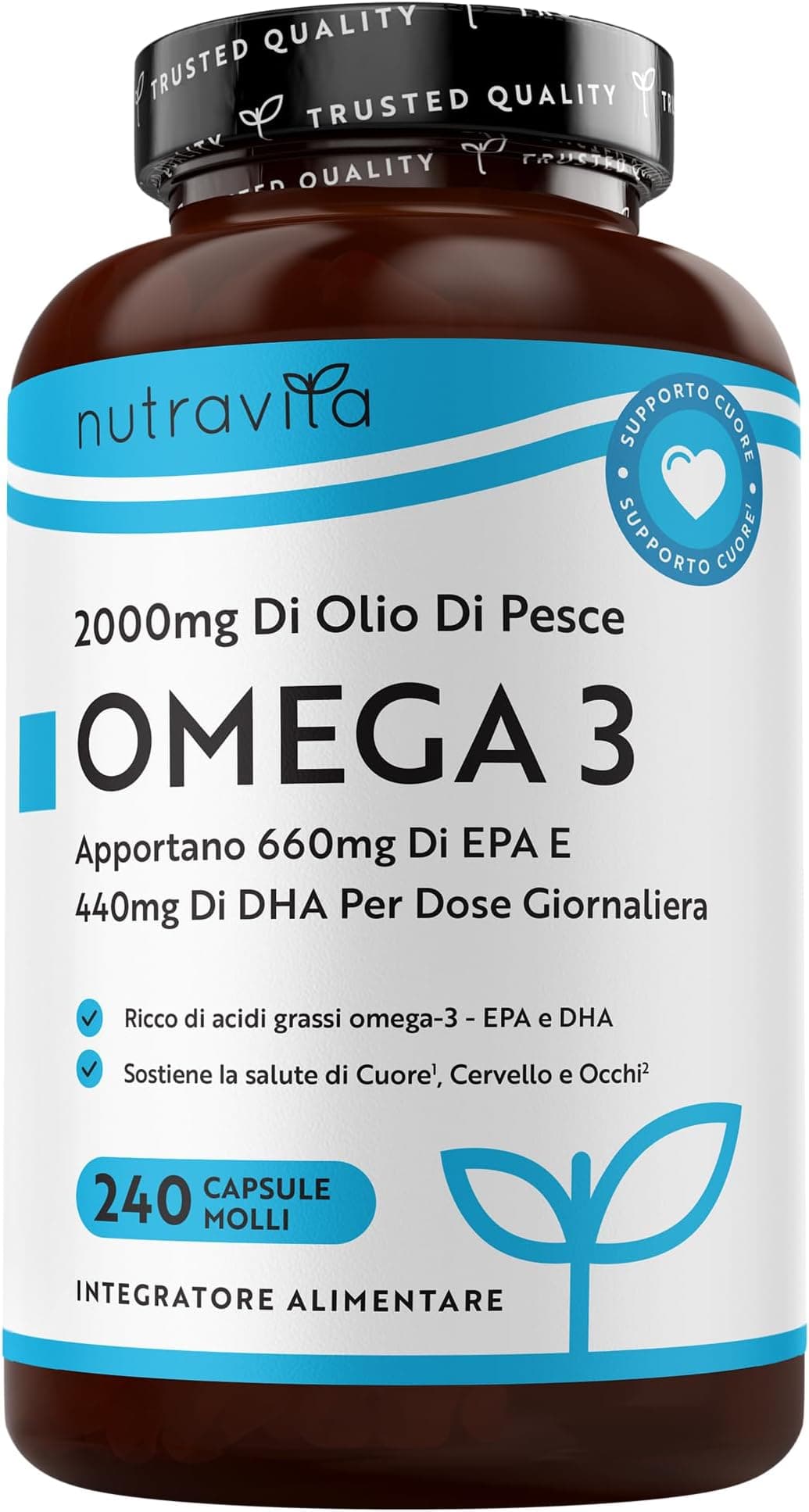 Offerta -34%: Nutravita Omega 3 Fish Oil a soli 19,79 €
