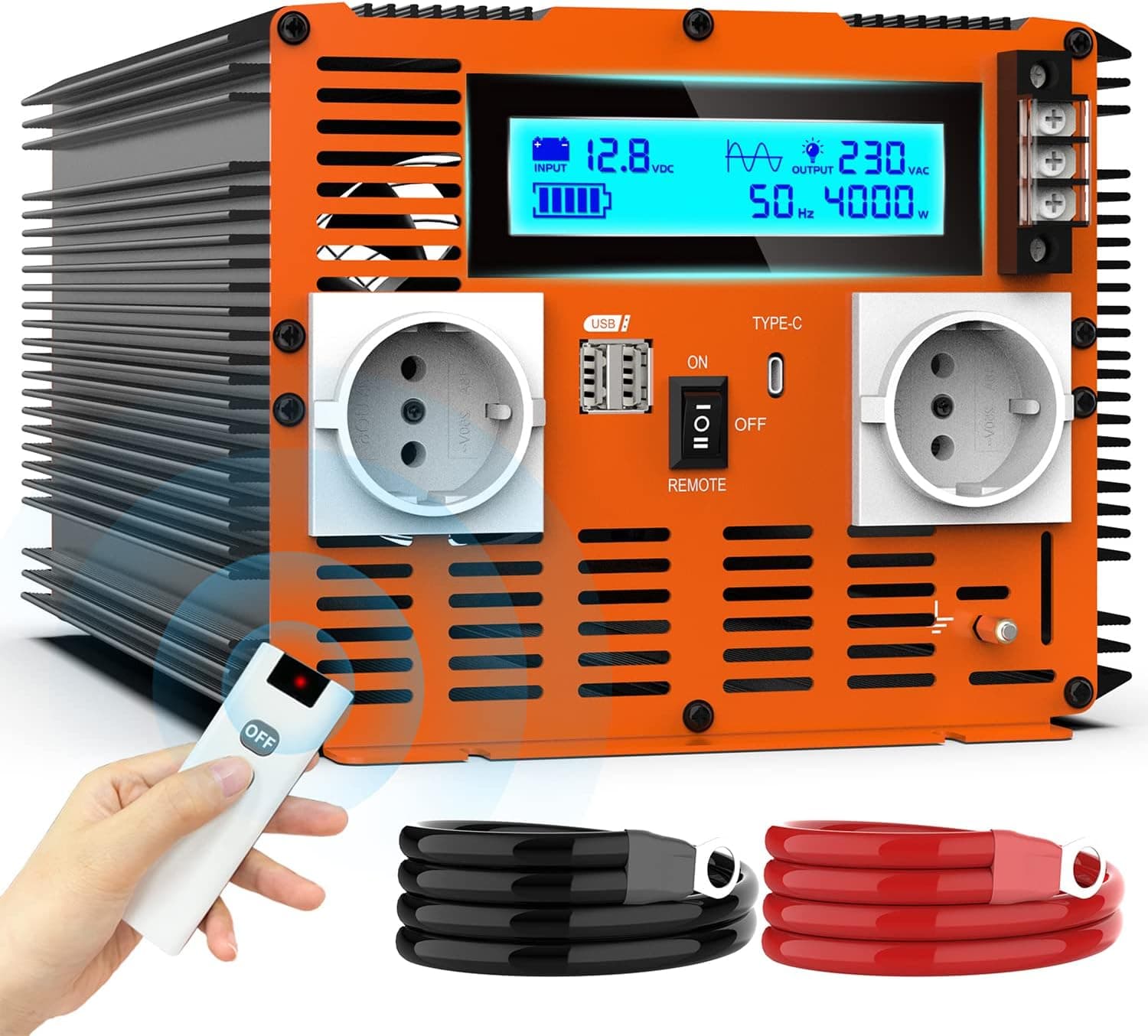Offerta -24%: Inverter 12V 220V Onda Pura a 312,25€!