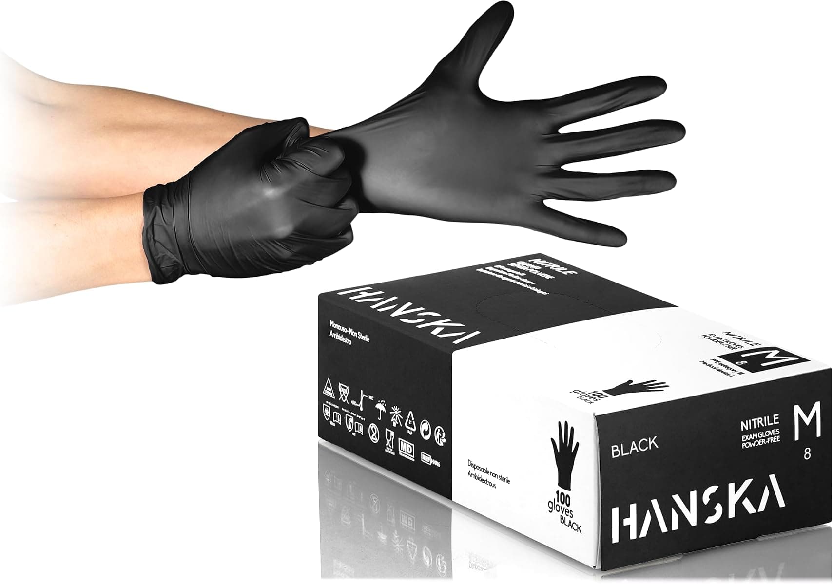 Offerta -23%: Guanti Monouso Nitrile HANSKA a soli 5,36 €