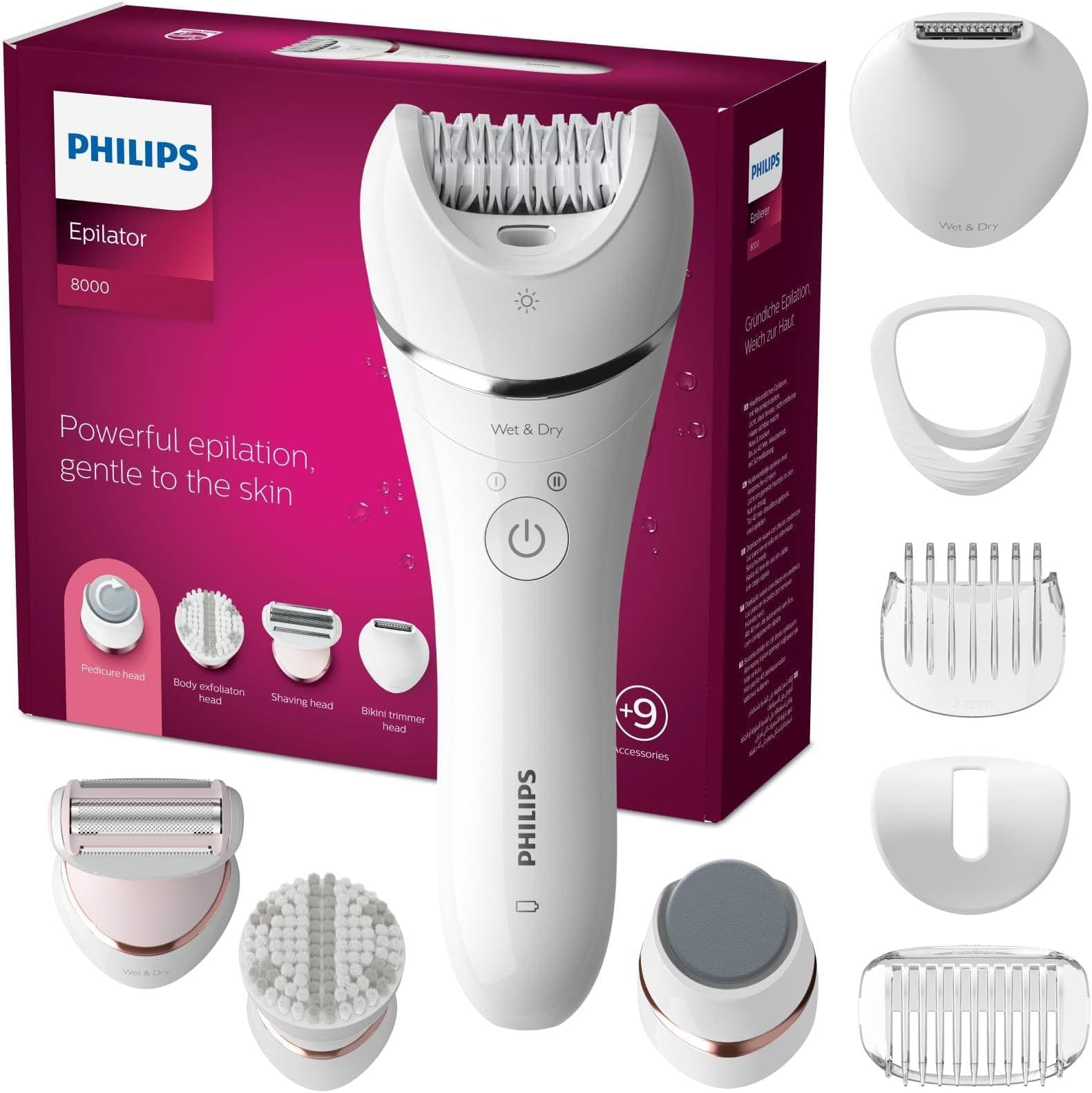 Offerta -26%: Philips Epilator Series 8000 a soli 79,99€!