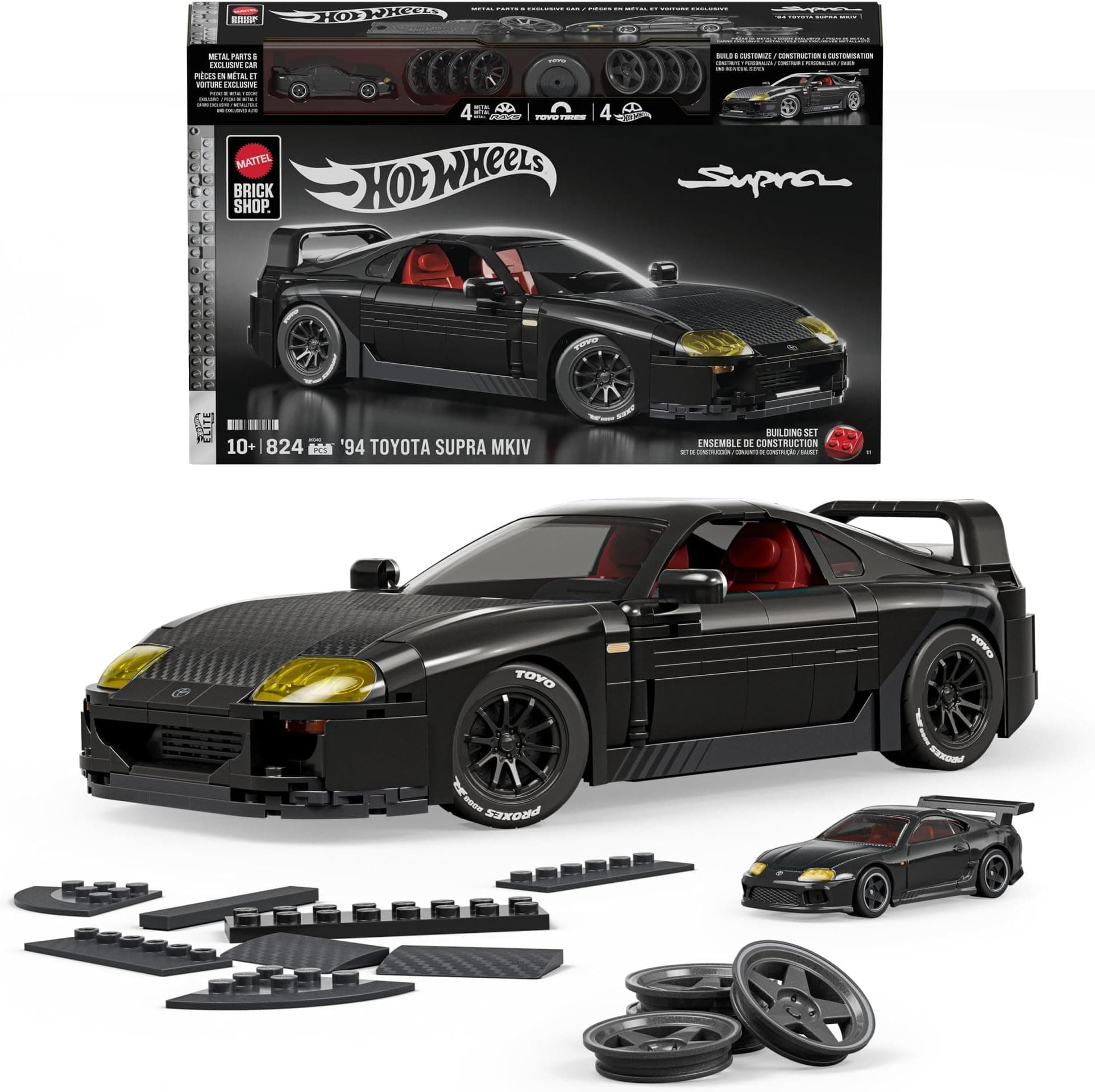 Offerta -23%: Mattel Brick Shop Hot Wheels Toyota Supra MKIV '94
