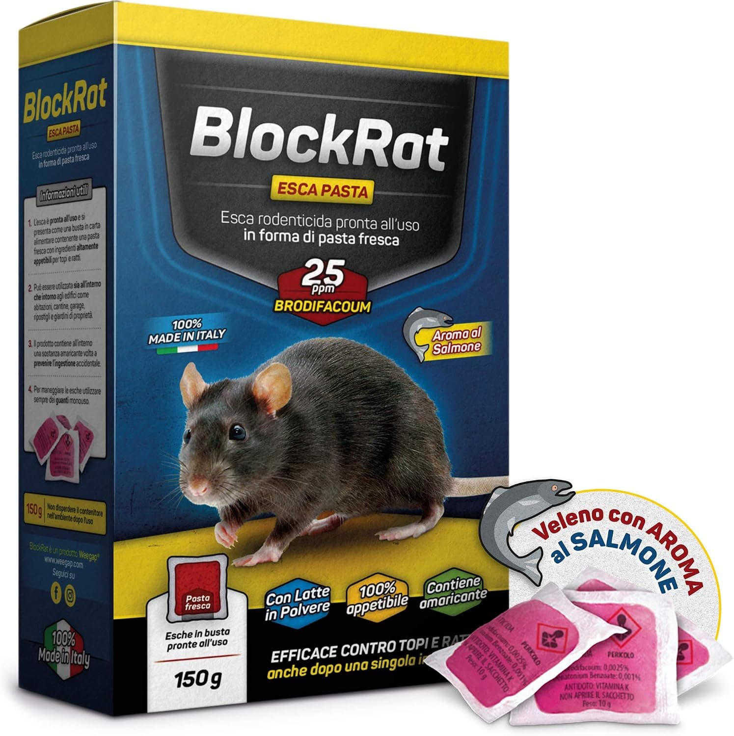 Sconfiggi i topi con il Veleno per Topi Professionale BlockRat!