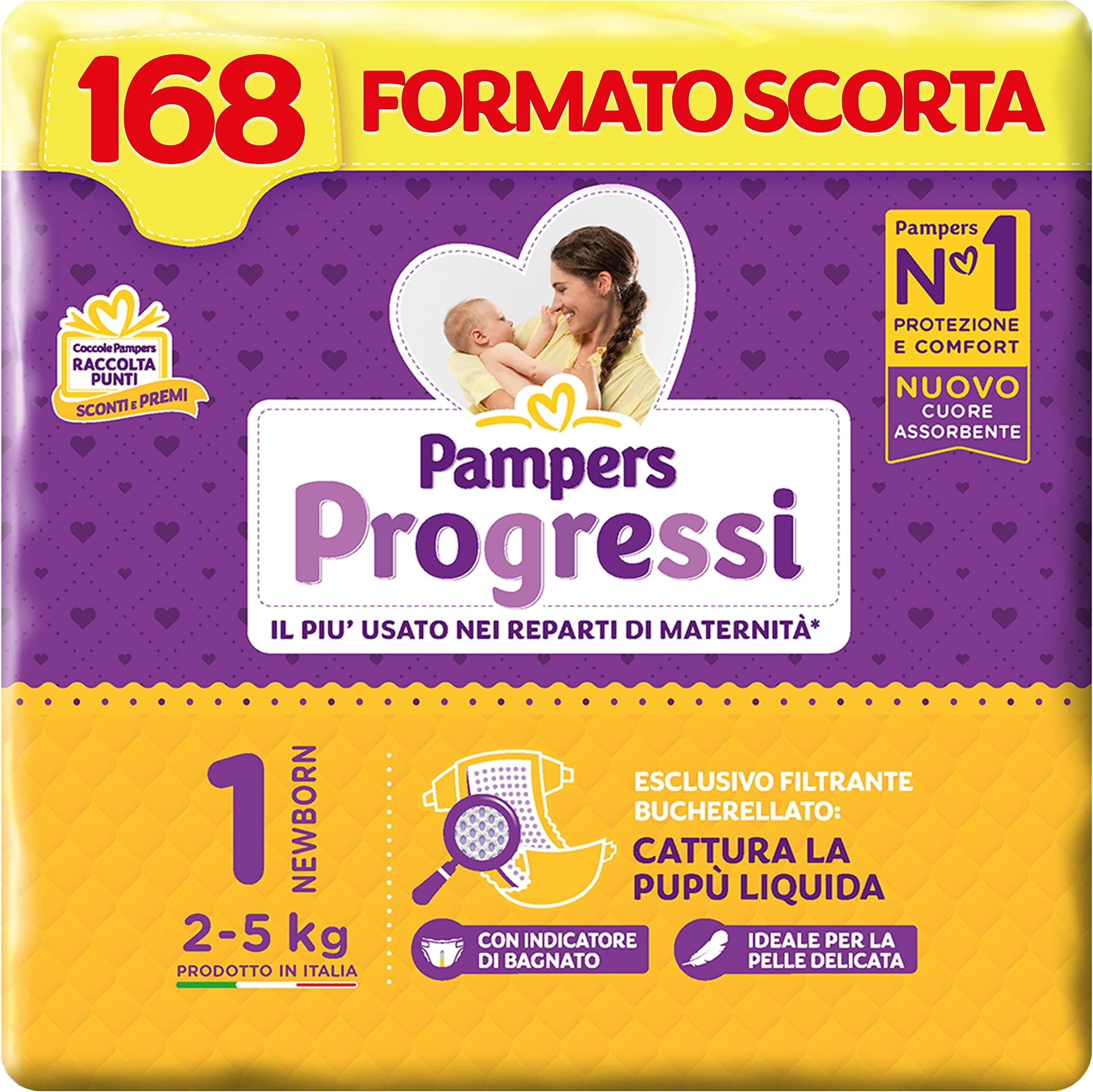 Offerta -21%: Pampers Progressi Newborn a soli 45,55€!