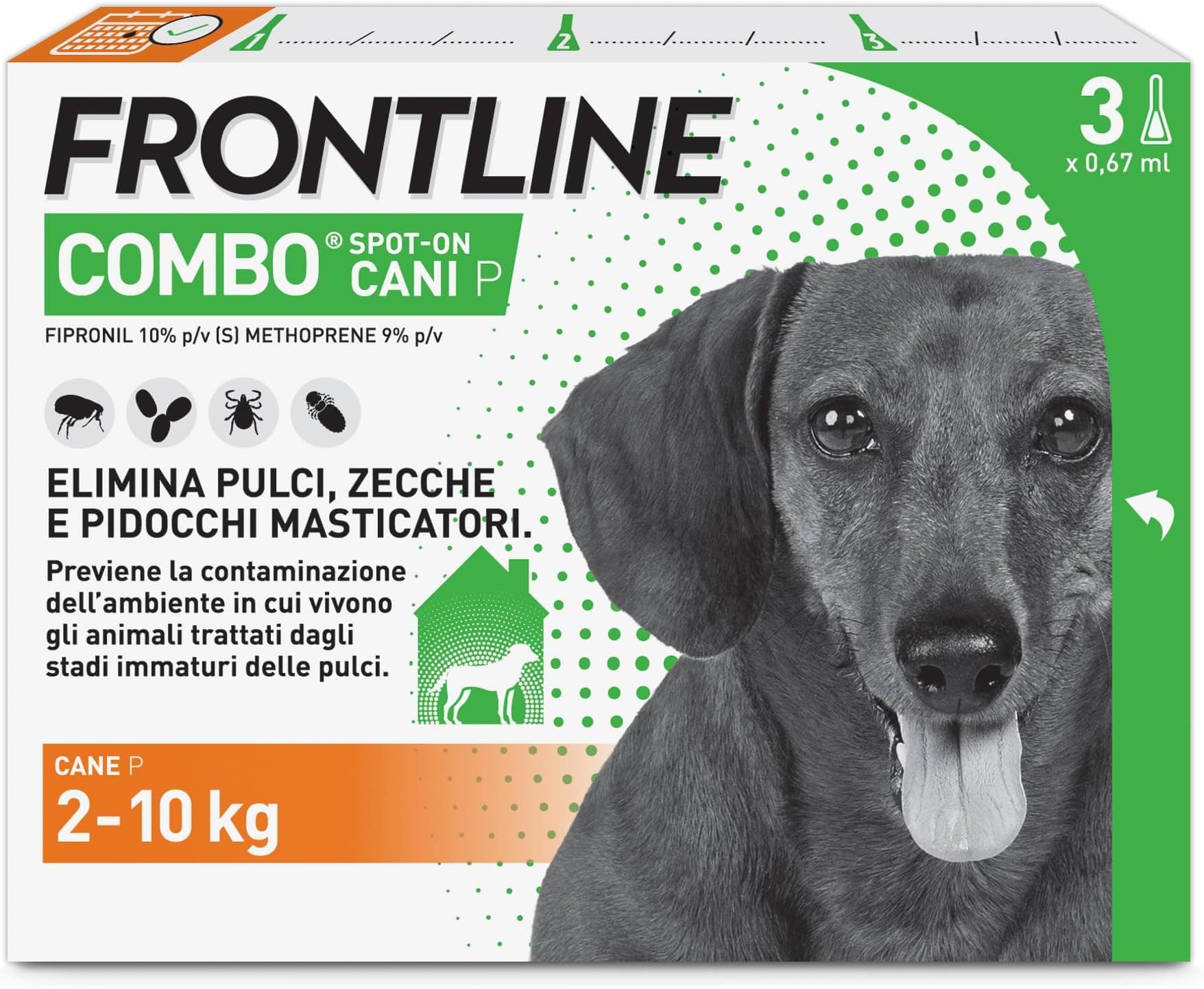 Offerta -57%: FRONTLINE Combo, 3 Pipette Antiparassitarie per Cani