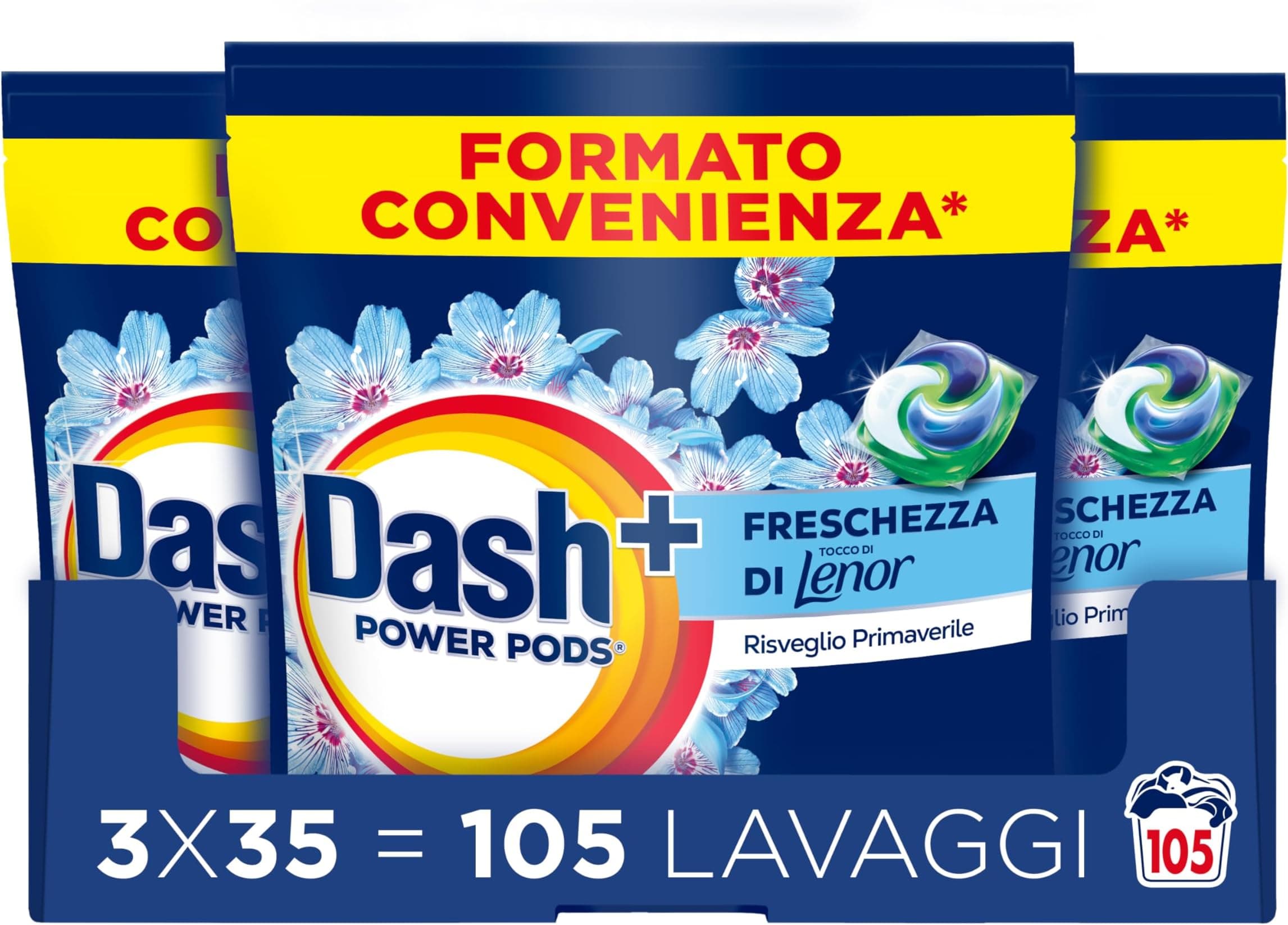 Offerta -38%: Dash Power Pods Detersivo Lavatrice a 31,48 €