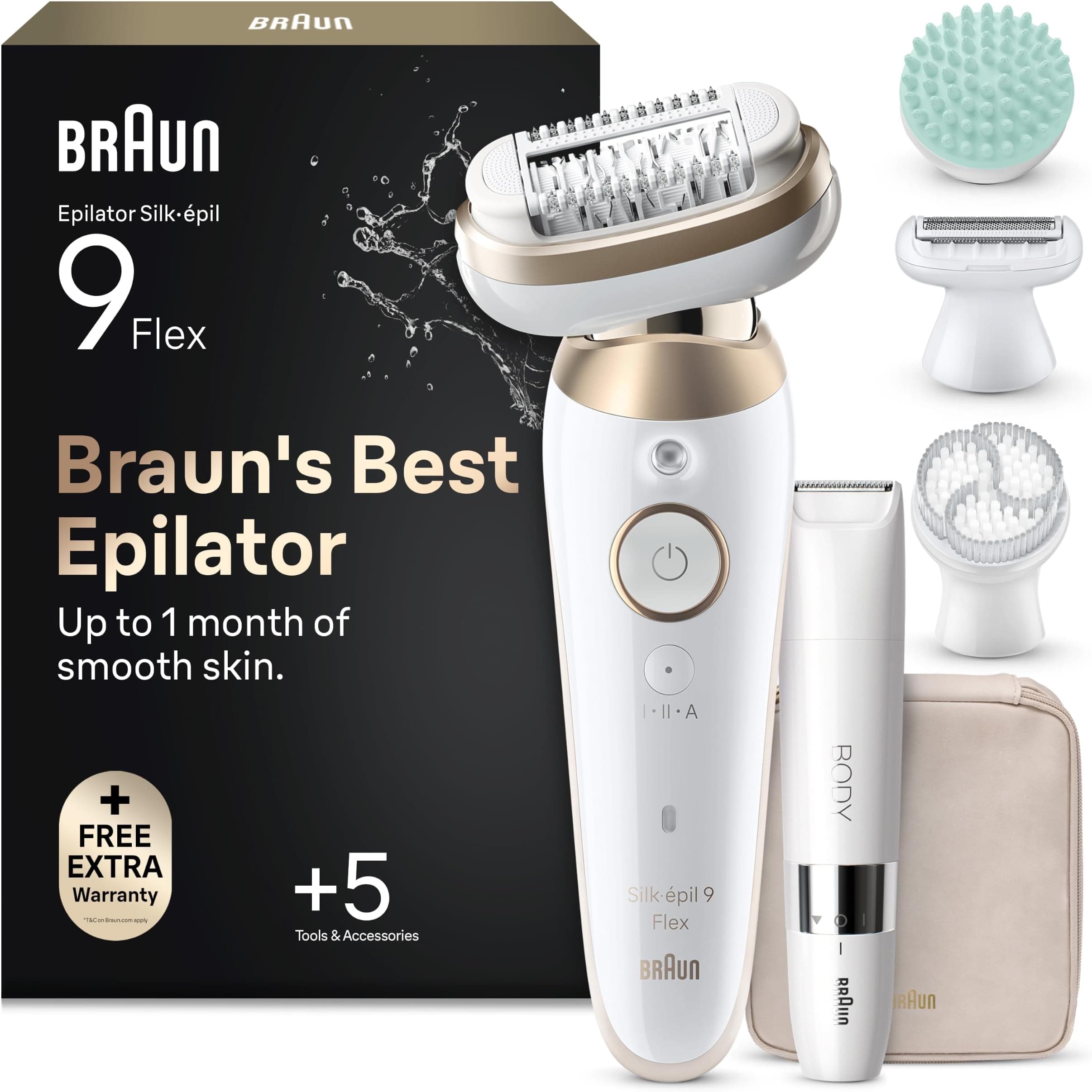 Offerta -44%: Braun Silk-Épil 9 Flex a soli 199,97€