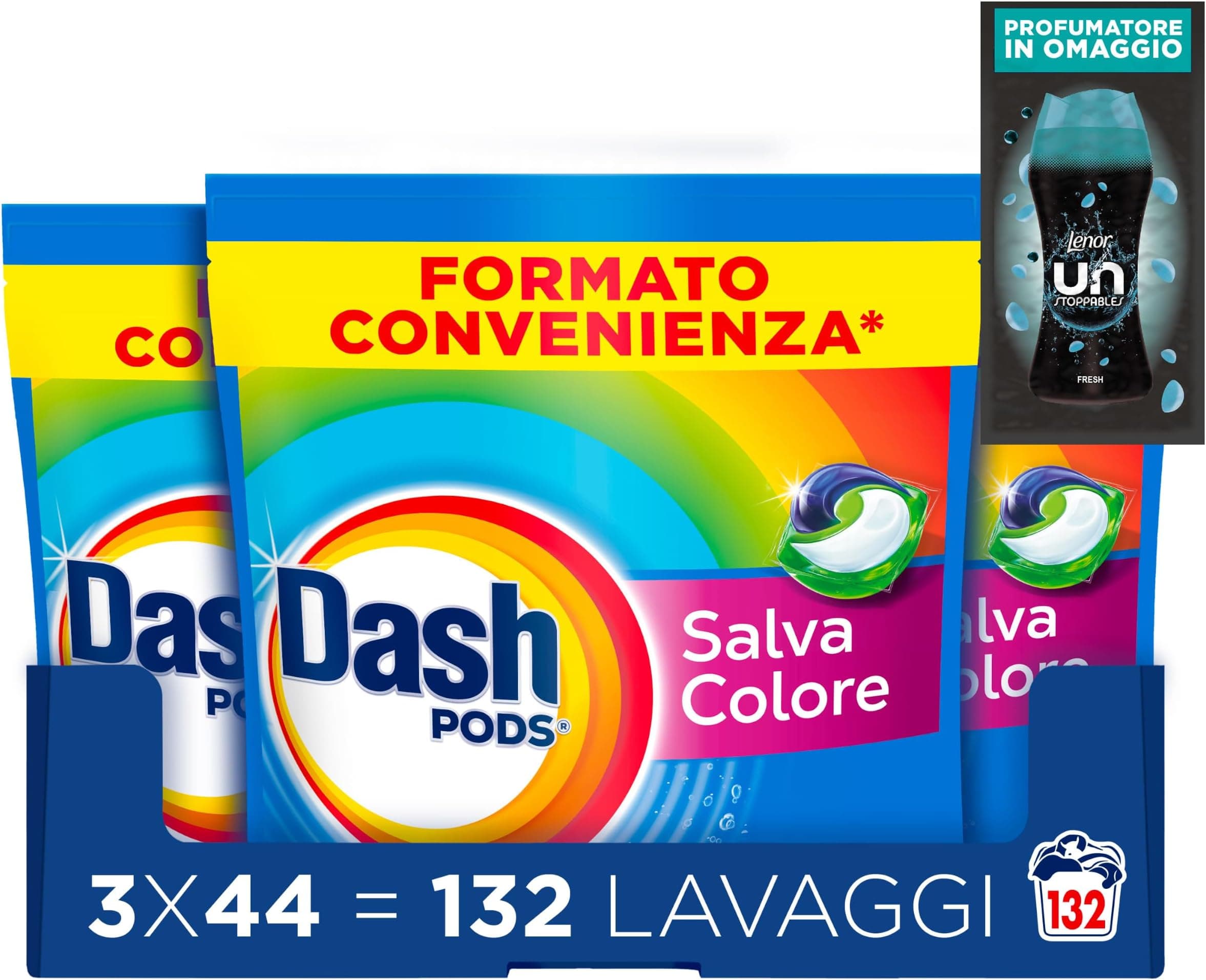 Offerta -42%: Dash Pods Detersivo Lavatrice in Capsule a 36,99€!
