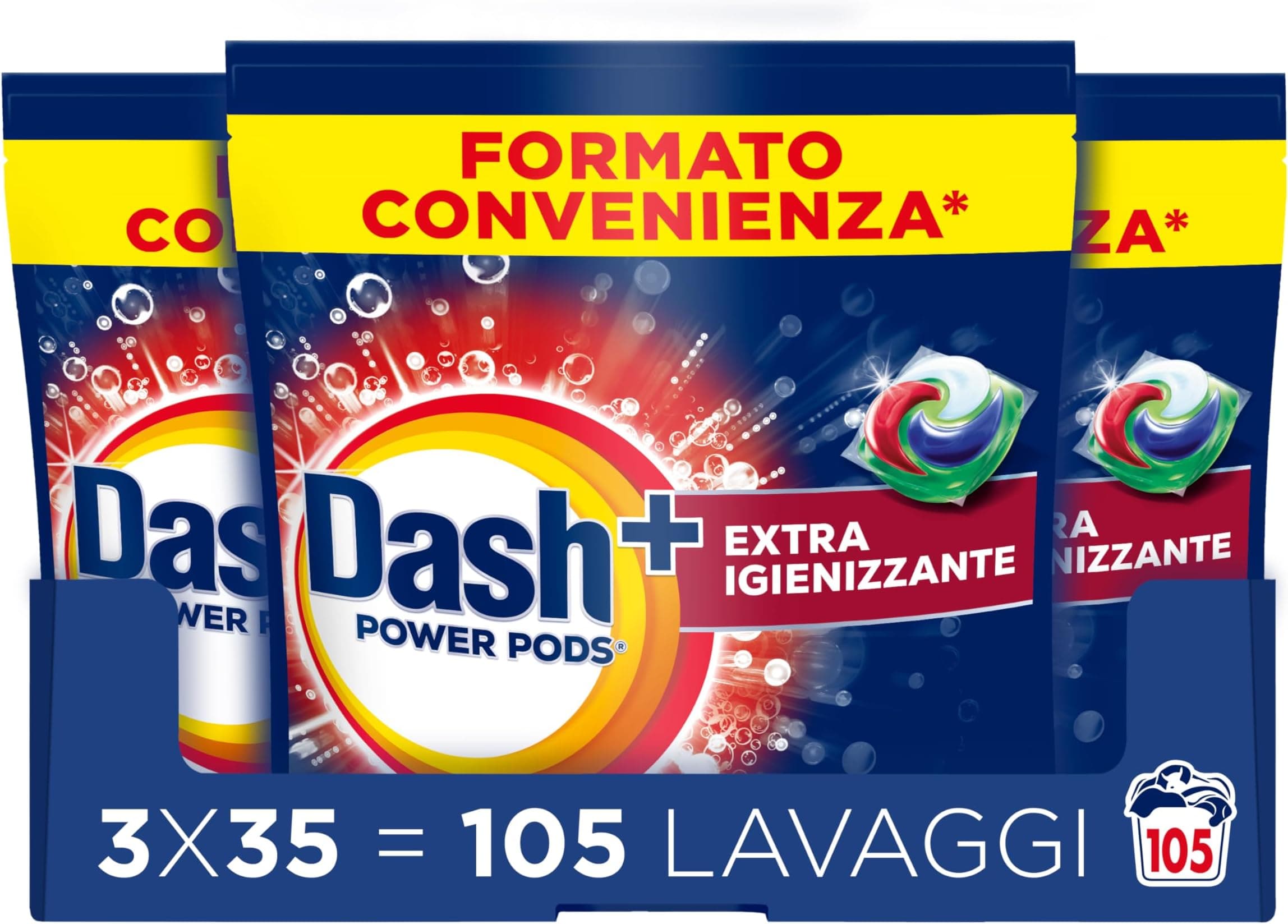 Offerta -31%: Dash Power Pods Detersivo Lavatrice a 35,99€!