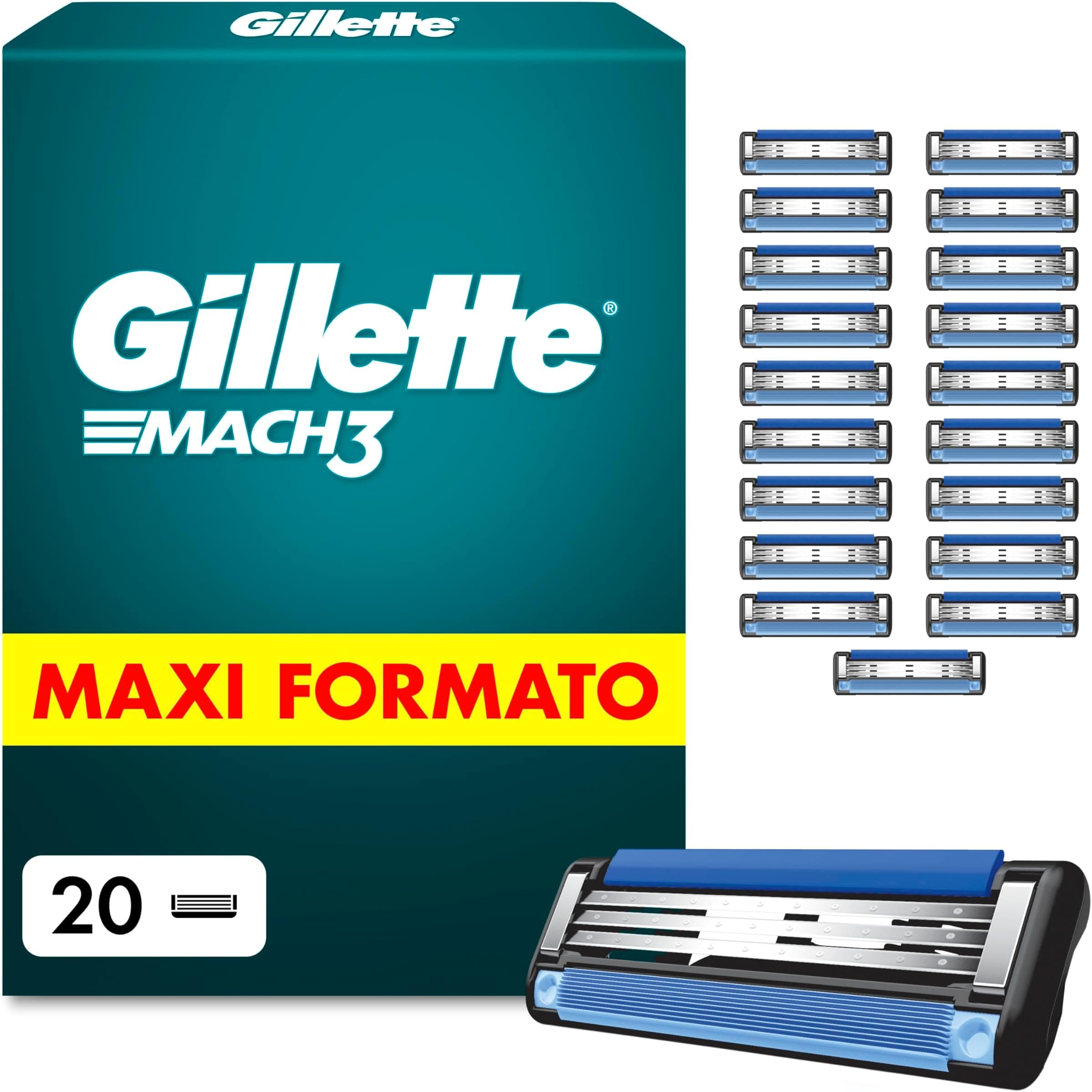 Offerta -42%: Gillette Mach3 Lamette di Ricambio a soli 29,99€