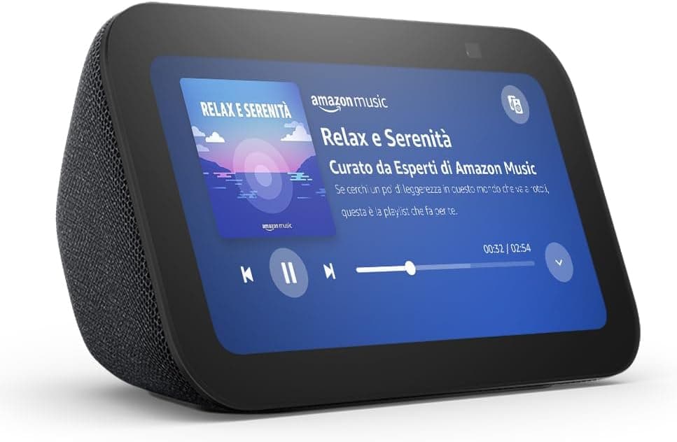 Offerta -41%: Echo Show 5 a soli 64,99 € per una casa smart