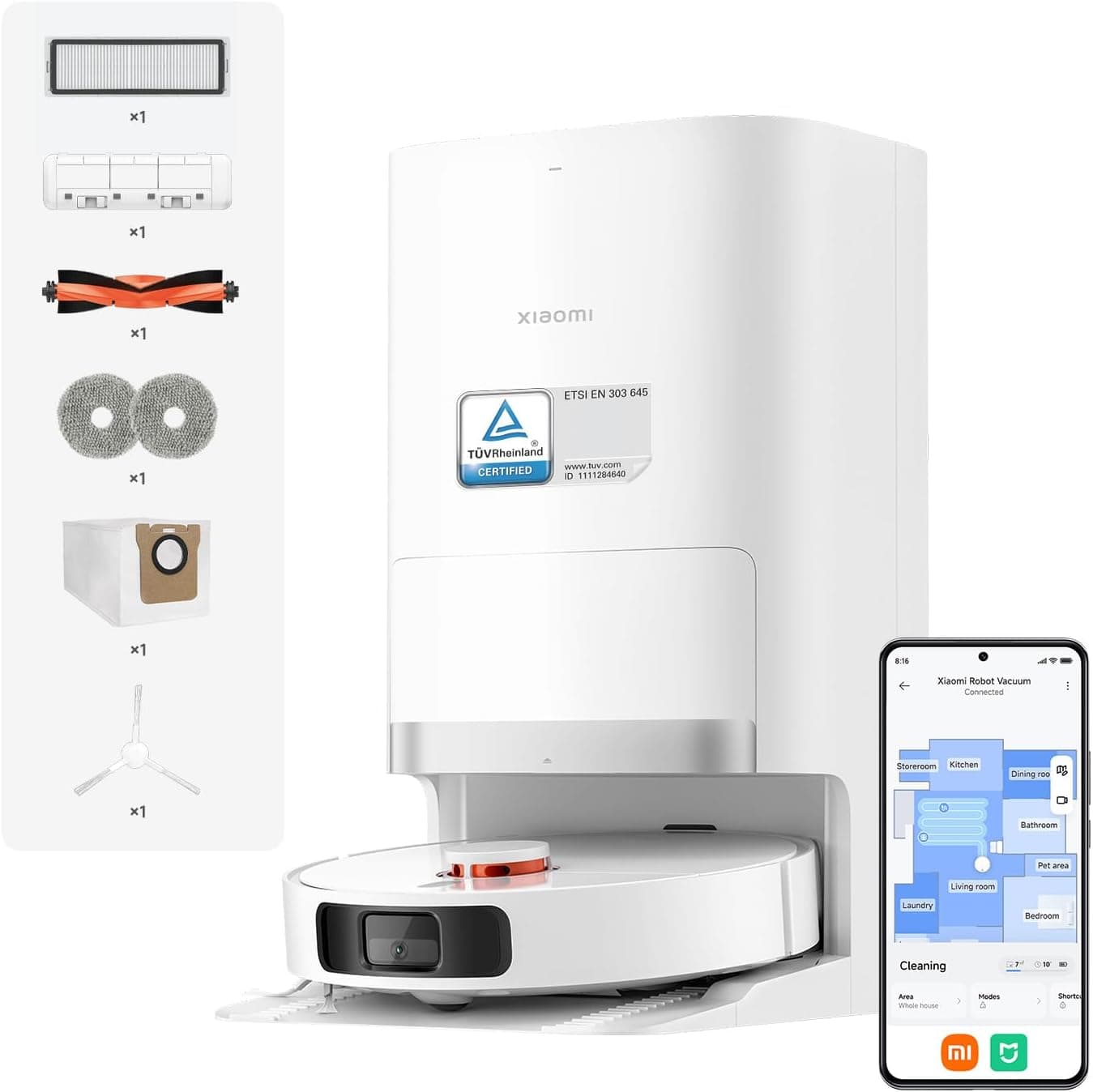 Offerta -29%: XIAOMI X20+ Robot Aspirapolvere a soli 284,99€