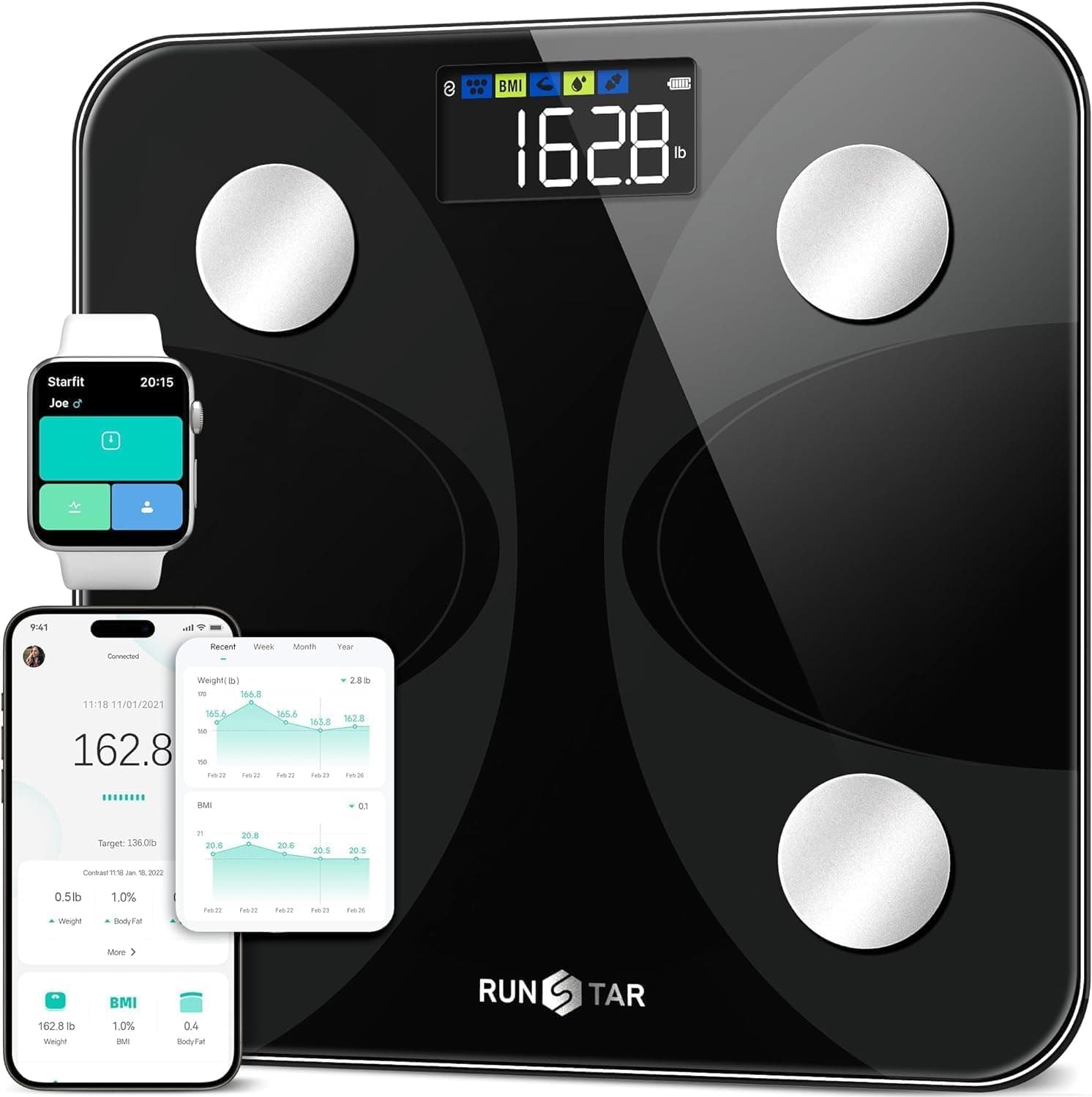 Offerta -40%: RunStar Bilancia Smart a soli 25,99€!