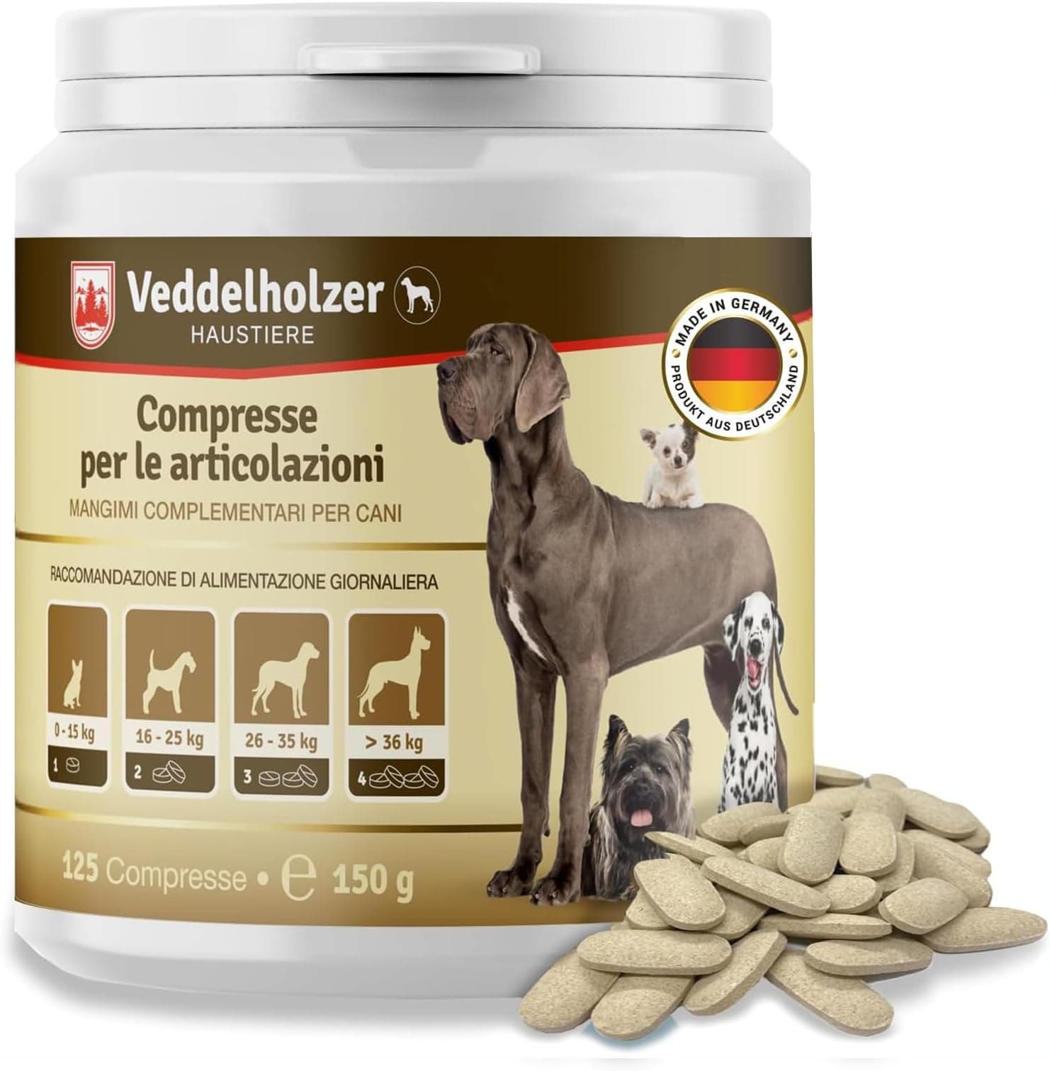 Offerta -37%: Veddelholzer Compresse per le articolazioni dei cani