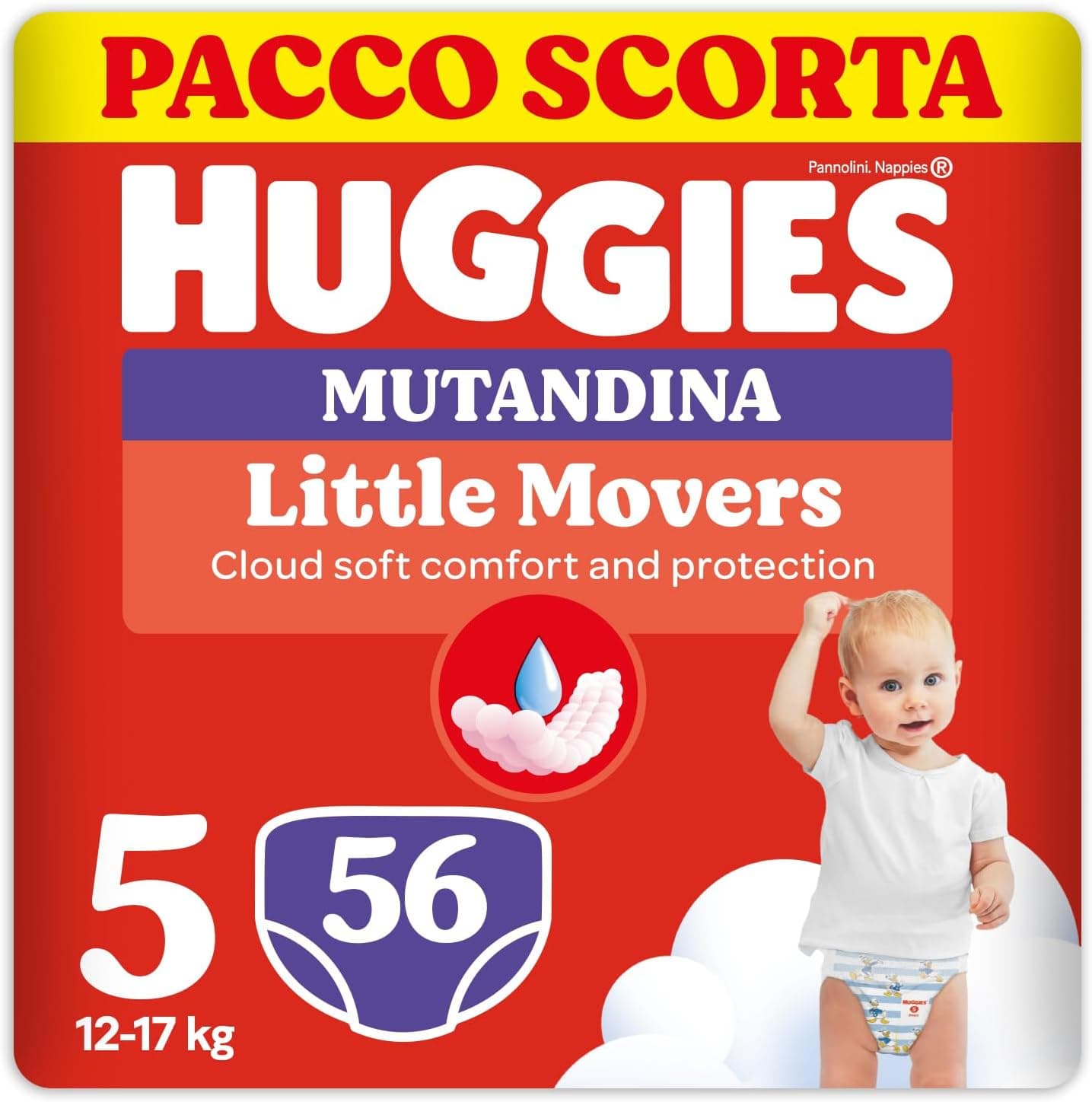 Offerta -45%: Huggies Little Movers Mutandina a soli 14,19€!