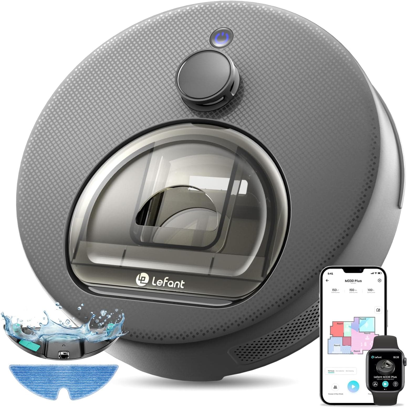 Offerta -67%: Lefant M330 Plus, il robot aspirapolvere che sorprende