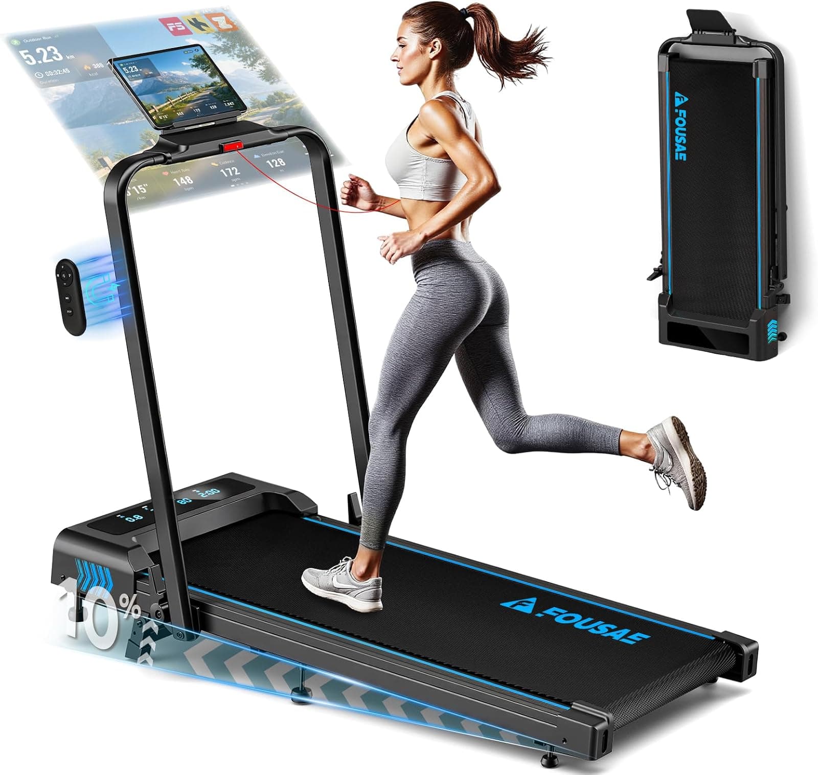 Offerta -44%: FOUSAE Tapis Roulant Pieghevole al miglior prezzo