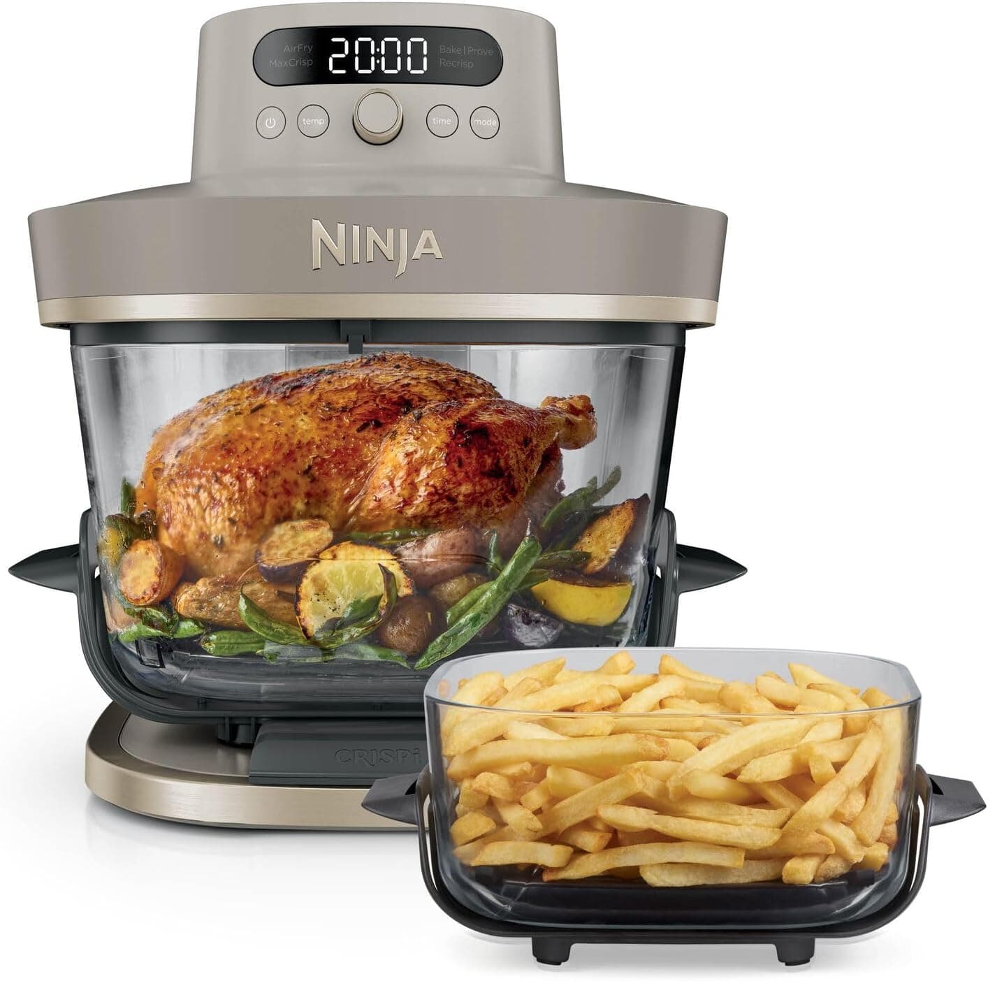 Offerta -20%: Ninja CRISPi PRO XL, Friggitrice ad Aria in Vetro!