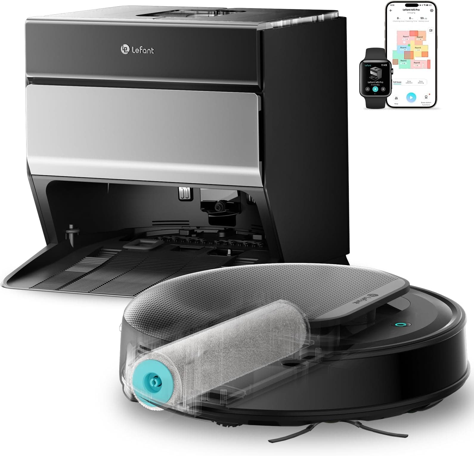 Sconto -69%: Lefant M5 Pro, il robot aspirapolvere a 399,99 €!