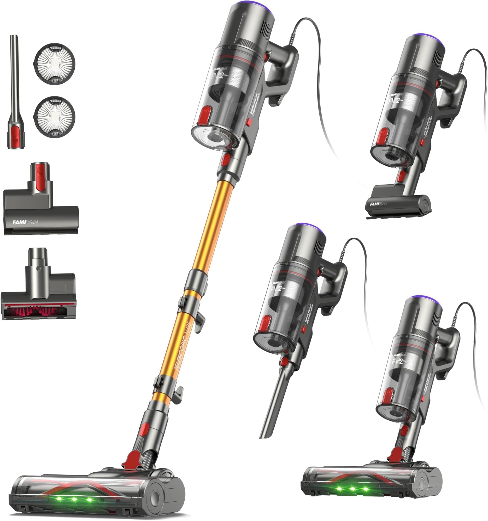 Offerta -47%: FAMIVAC FV2 Aspirapolvere Potente a 84,99€
