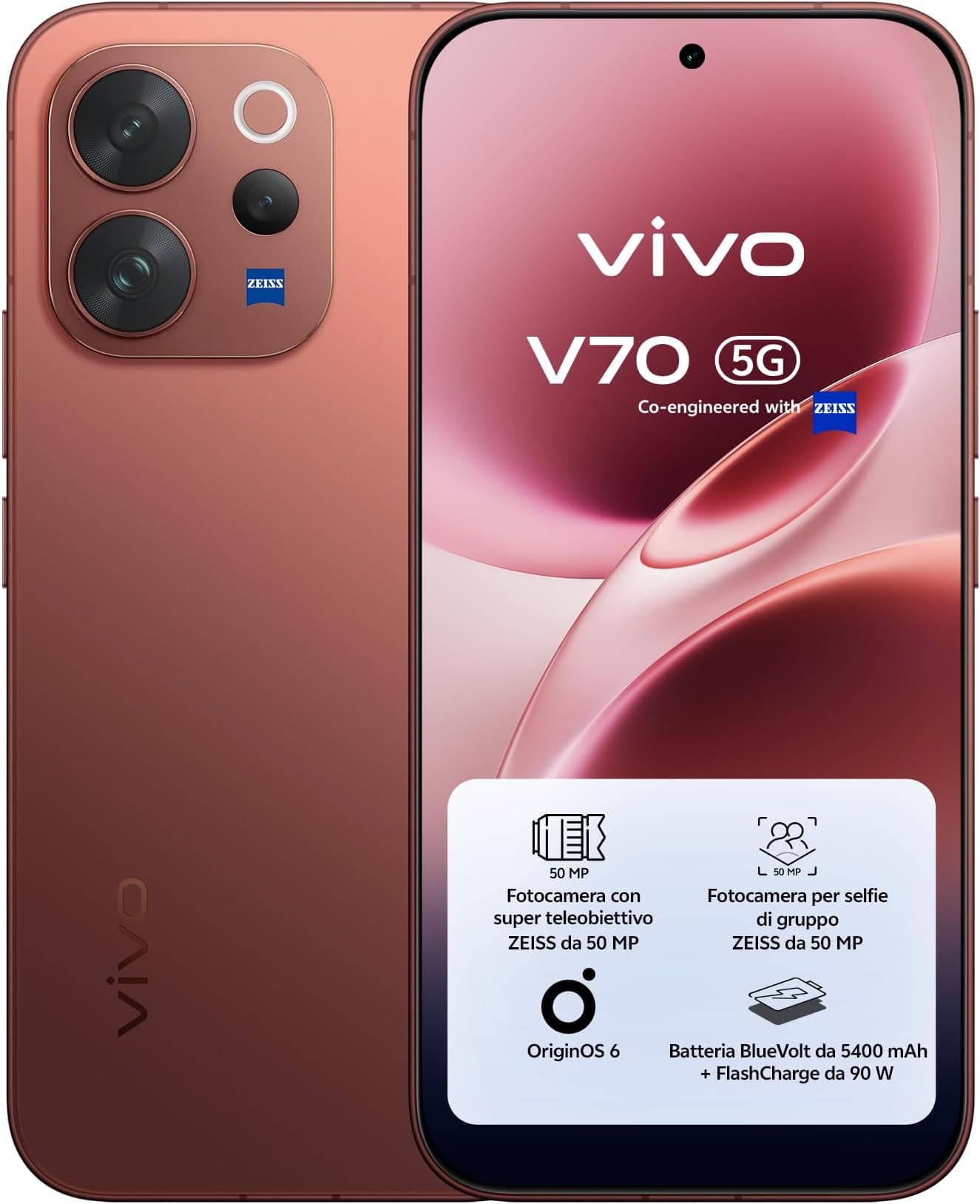 Offerta -29%: vivo V70 5G a soli 461,70€!