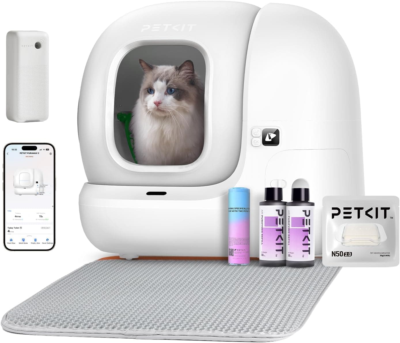 Offerta -29%: PETKIT Pura Max 2 Lettiera Gatto Autopulente a 427,49€