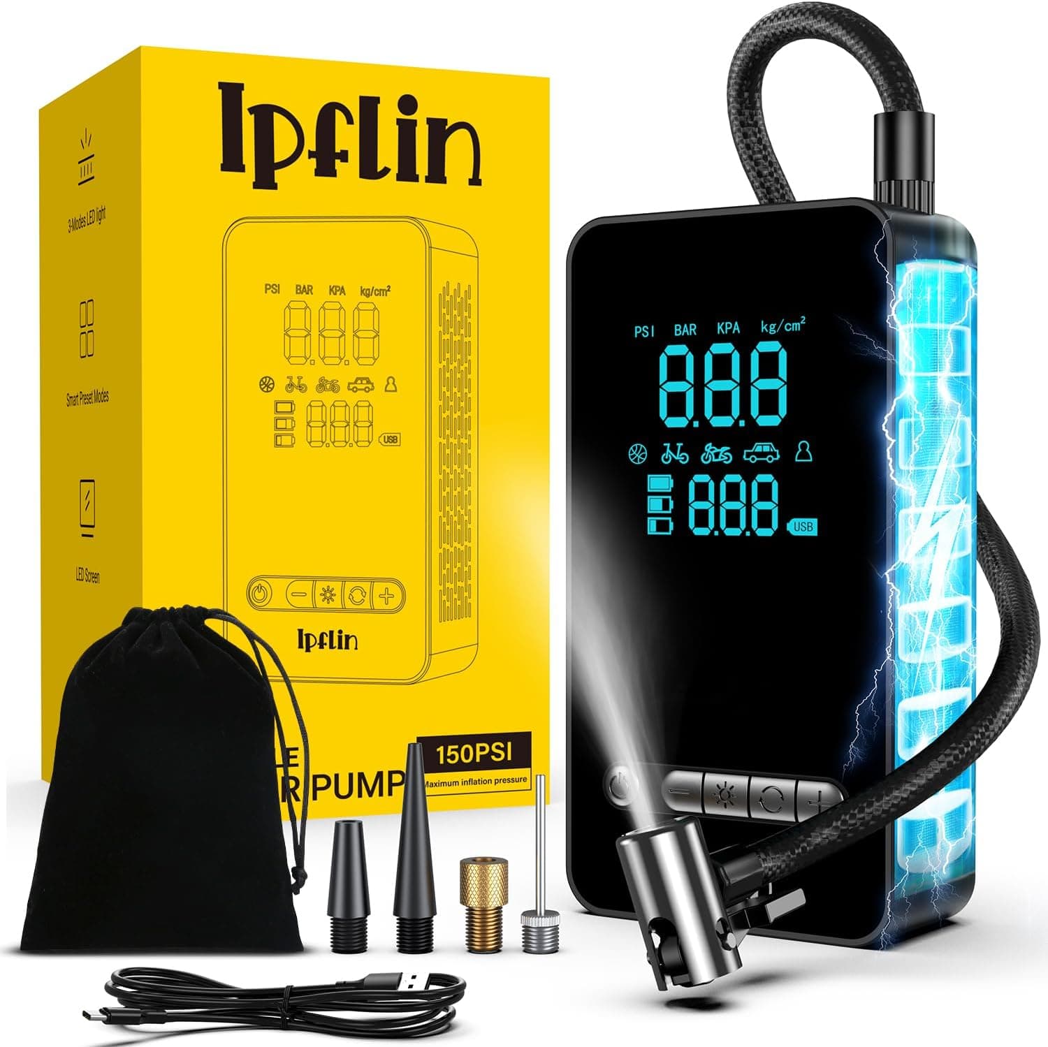 Offerta -31%: Compressore Aria Portatile a soli 28,49€