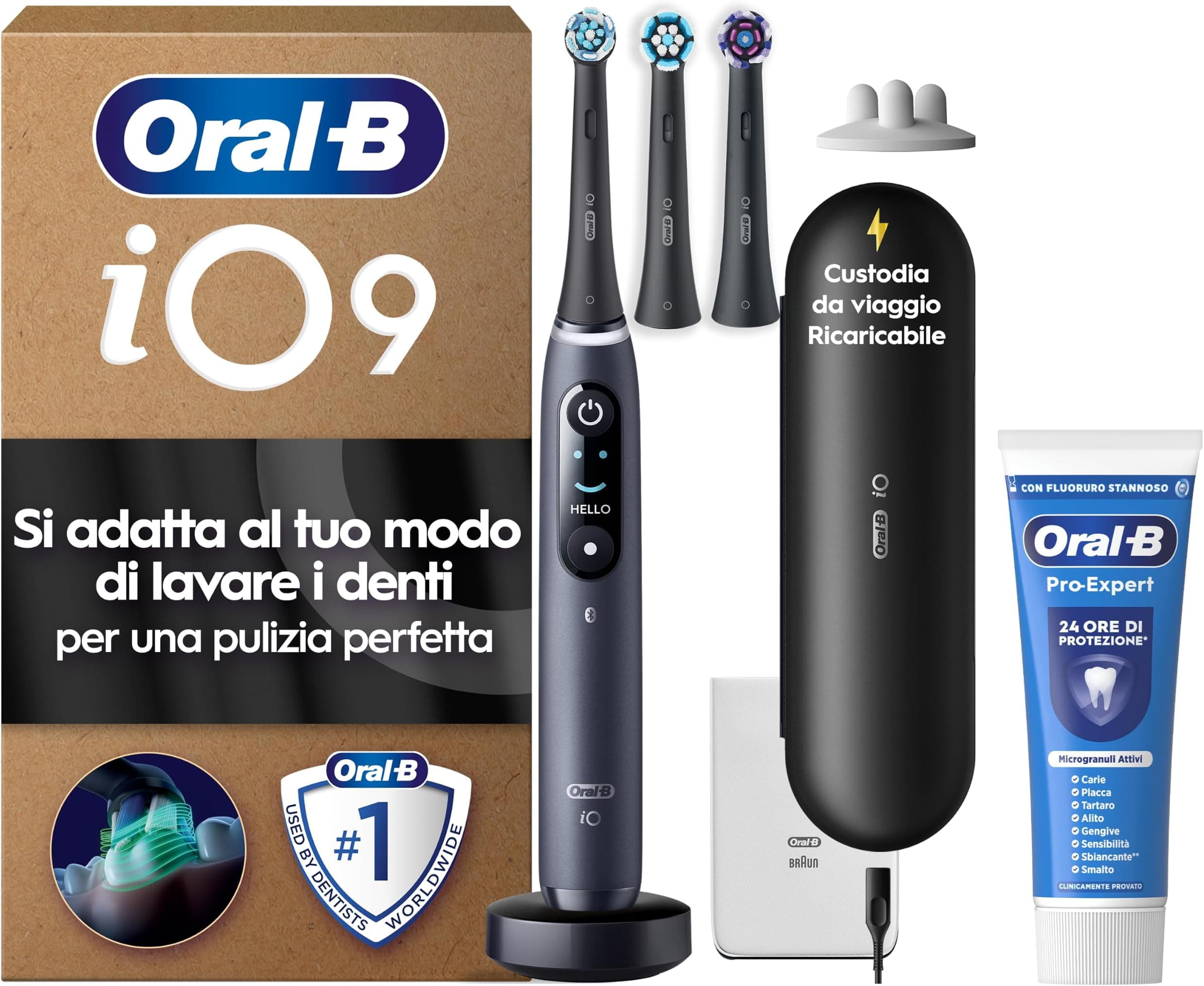 Offerta -48%: Oral-B iO 9 Spazzolino Elettrico a soli 209,98€