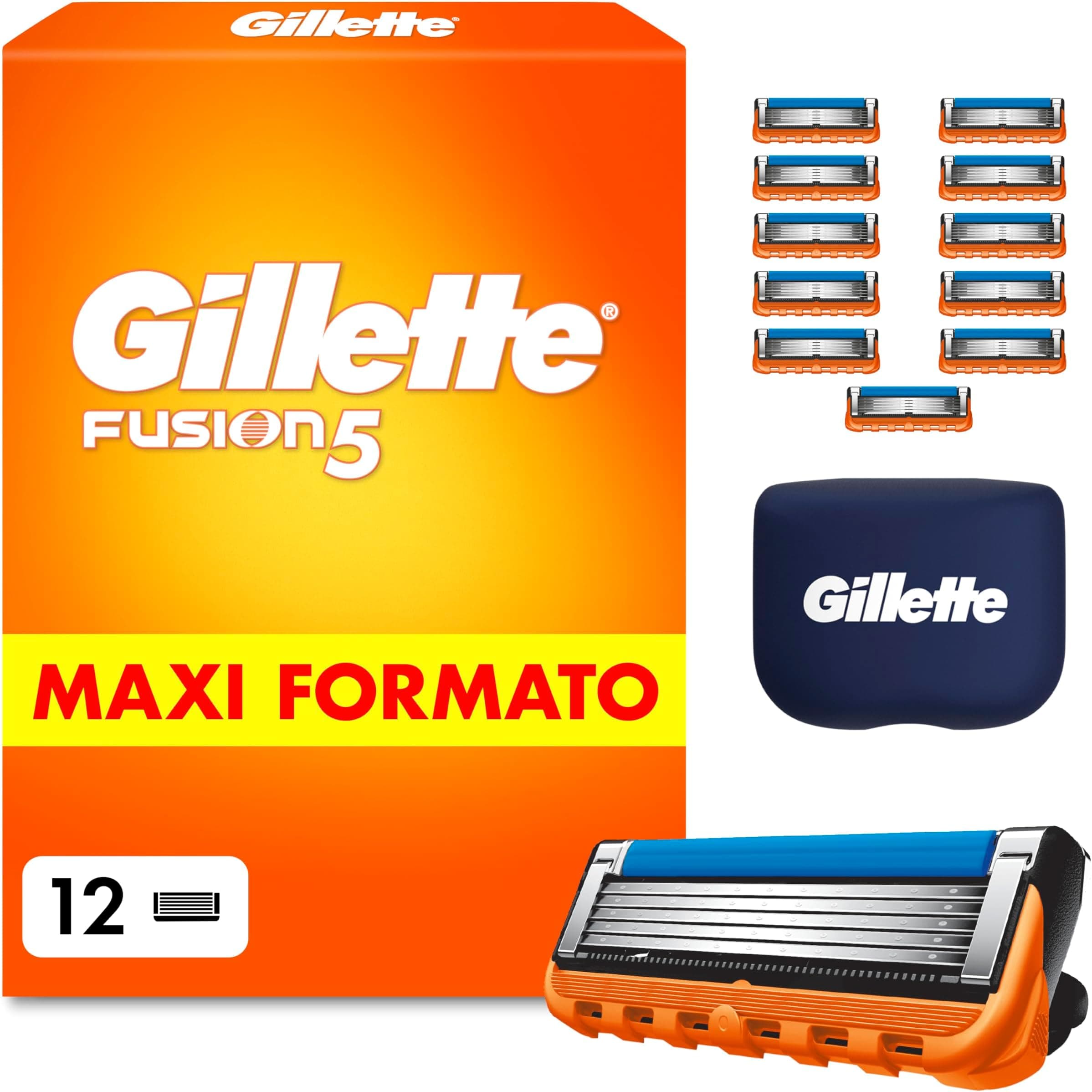 Offerta -53%: Gillette Fusion 5, 12 Cartucce a soli 32,99€