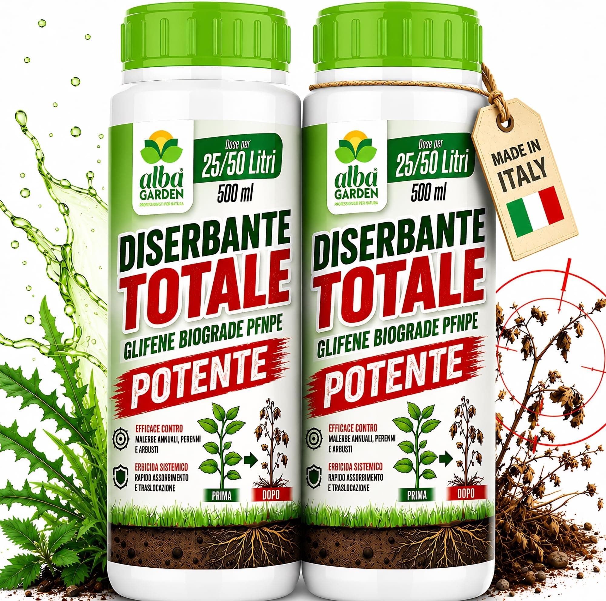 Offerta -42%: Albagarden diserbante totale a soli 17,40 €!